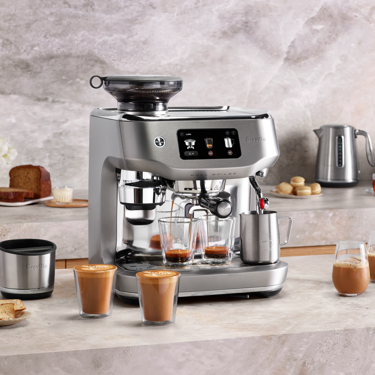 Machine à espresso The Oracle Dual Boiler - Breville - Machine à espresso - - La Guilde Culinaire