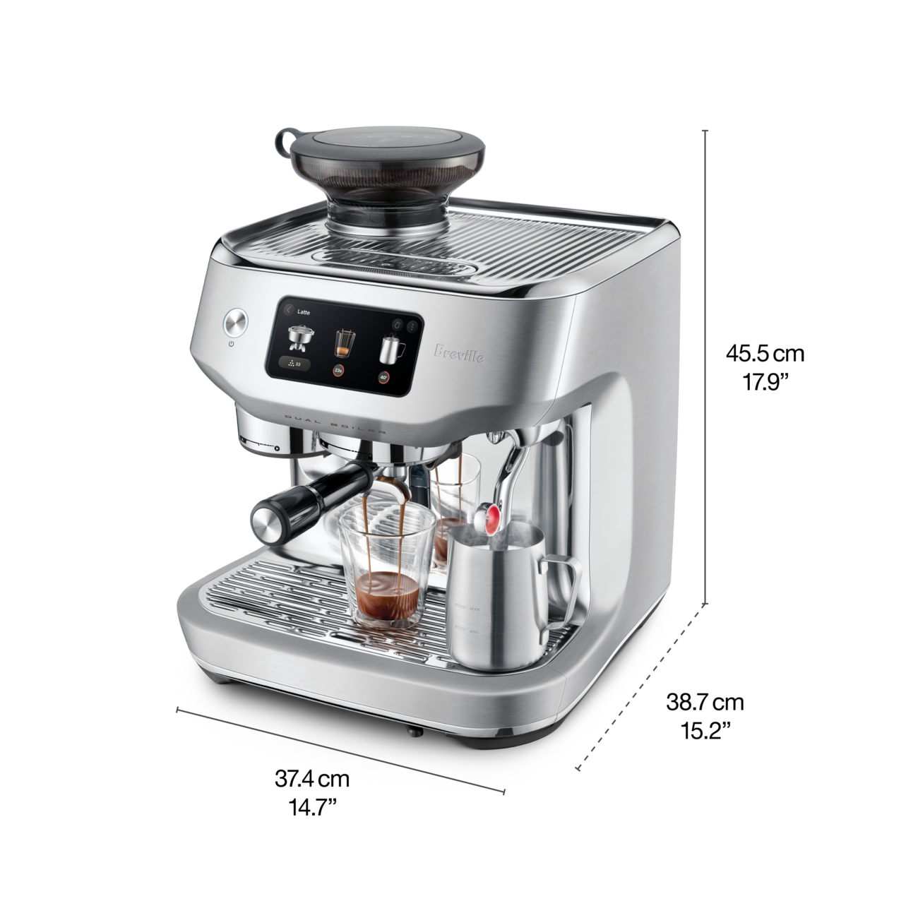 Machine à espresso The Oracle Dual Boiler - Breville - Machine à espresso - - La Guilde Culinaire