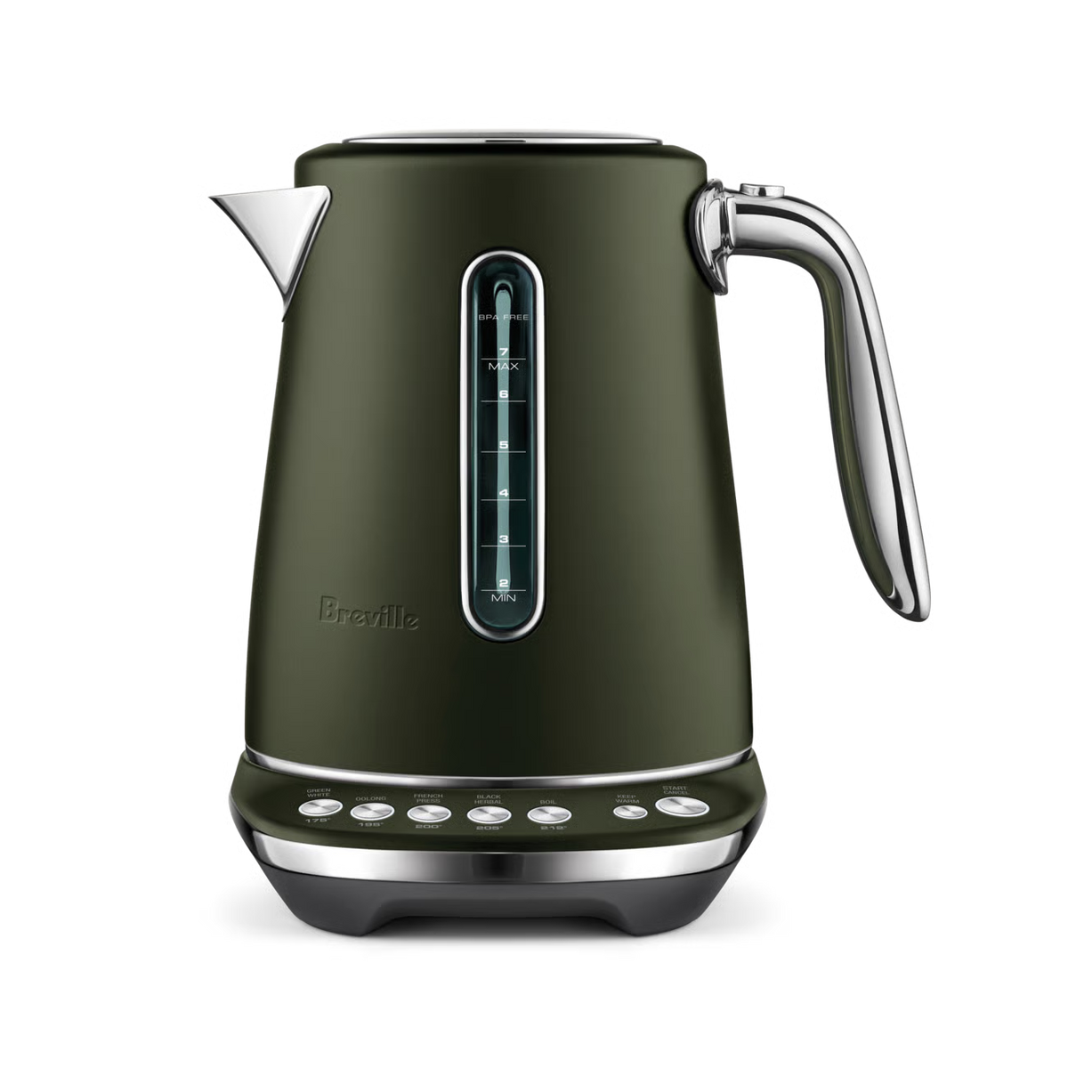 Bouilloire Le Smart Kettle Luxe Tapenade d’olive - Breville - Bouilloire - BKE845OLT1BNA1 - La Guilde Culinaire