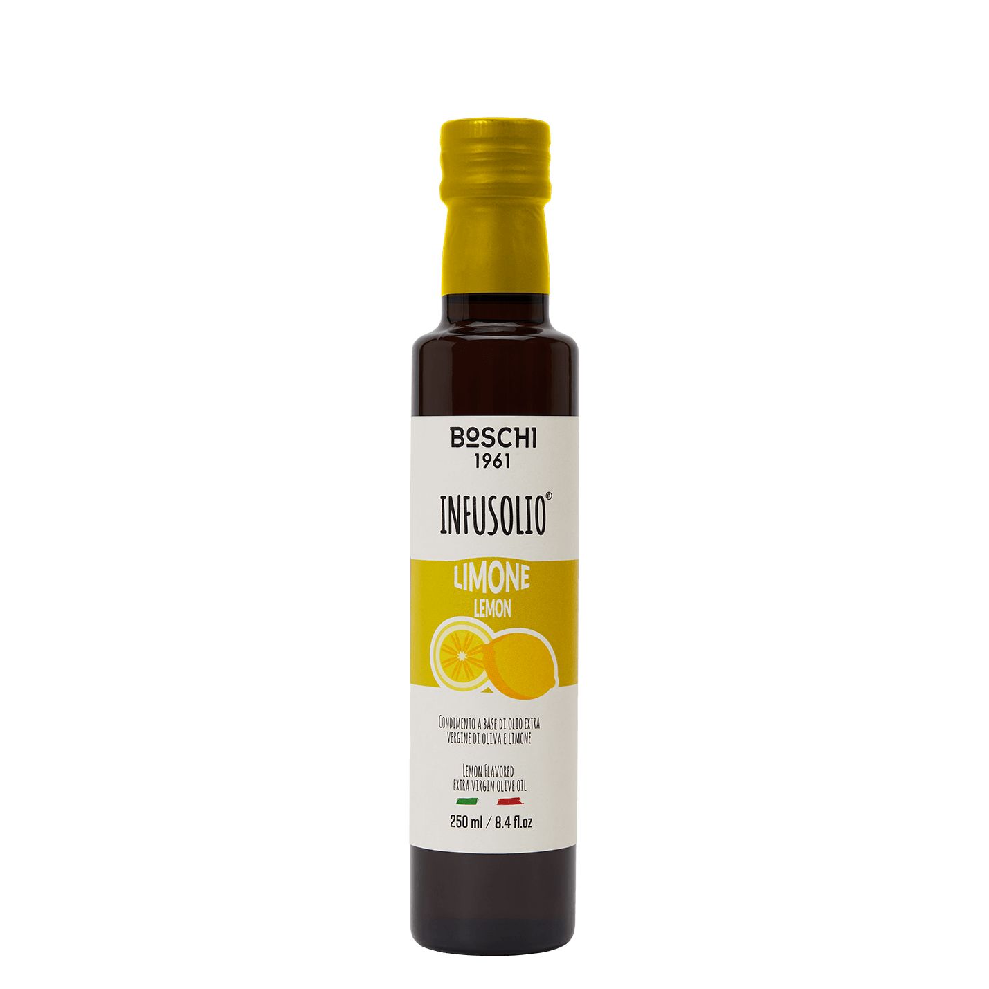 Huile d'olive extra vierge aromatisée au citron Il Boschetto – 250 ml - Boschi 1961 - Huile d'olive - - La Guilde Culinaire