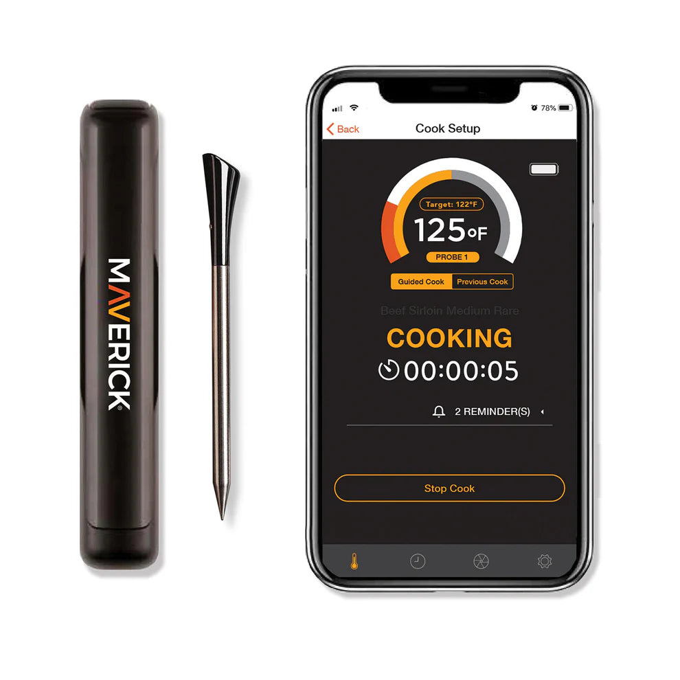 Thermomètre Bluetooth sans fil STAKE - Maverick - Thermomètre de cuisson - - La Guilde Culinaire