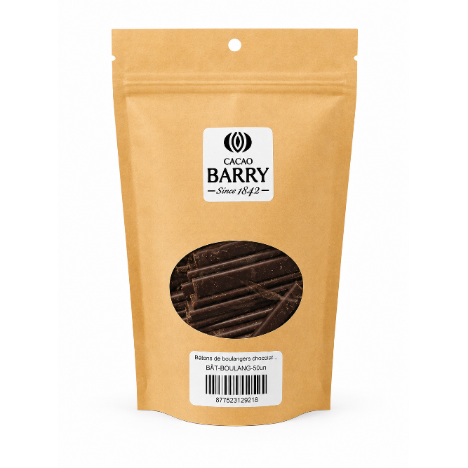 Bâtons de boulangers chocolat paquet de 50 - Cacao Barry - Bâton de boulanger - - La Guilde Culinaire