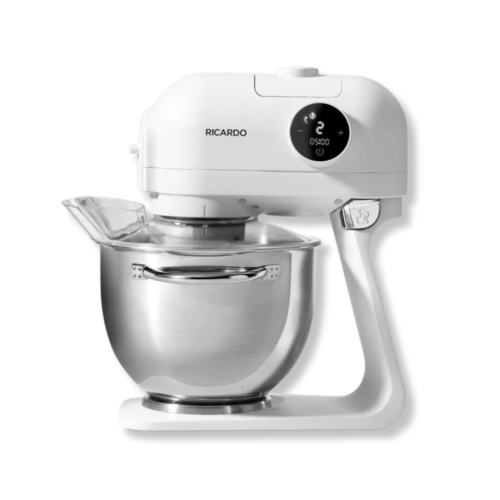 Batteur sur socle digital - Blanc RICARDO - Ricardo - Robot mélangeur - - La Guilde Culinaire