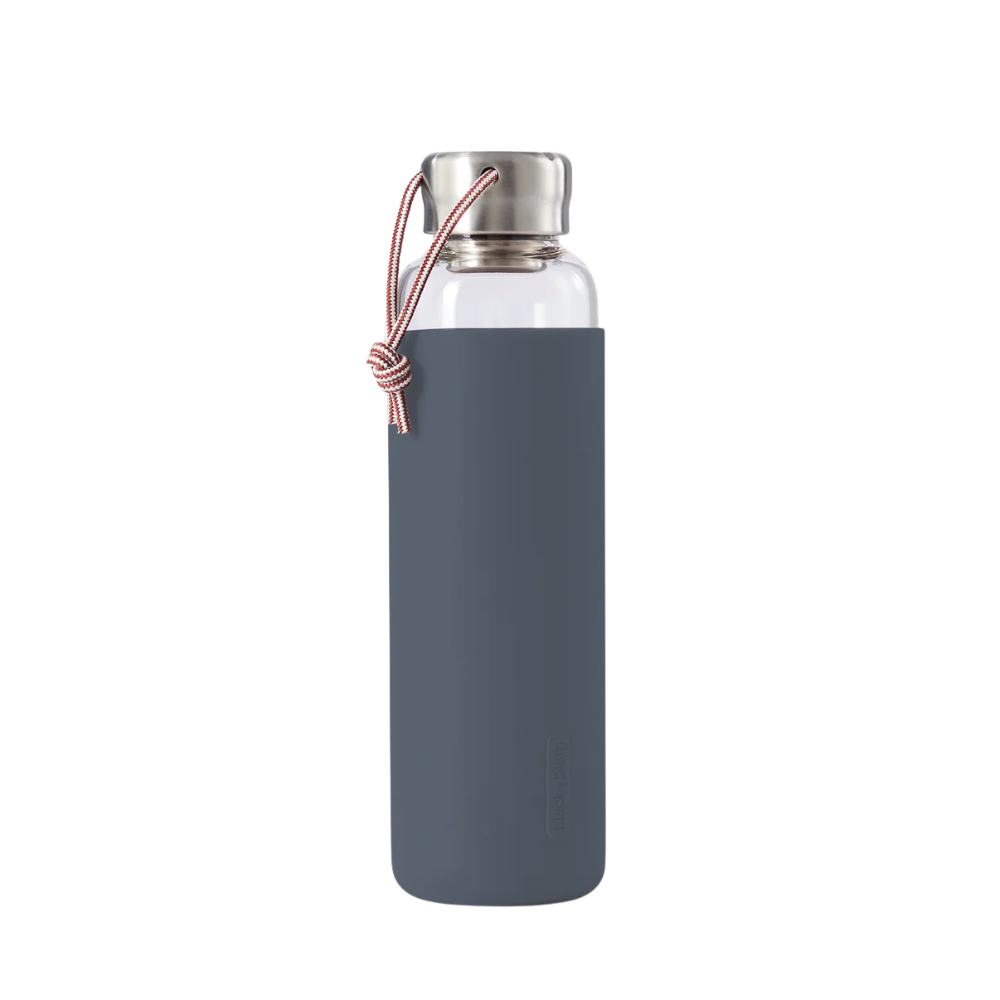 Bouteille d'eau en verre Ardoise - Black + Blum London - Bouteille d'eau - GR-WB-M015 - La Guilde Culinaire