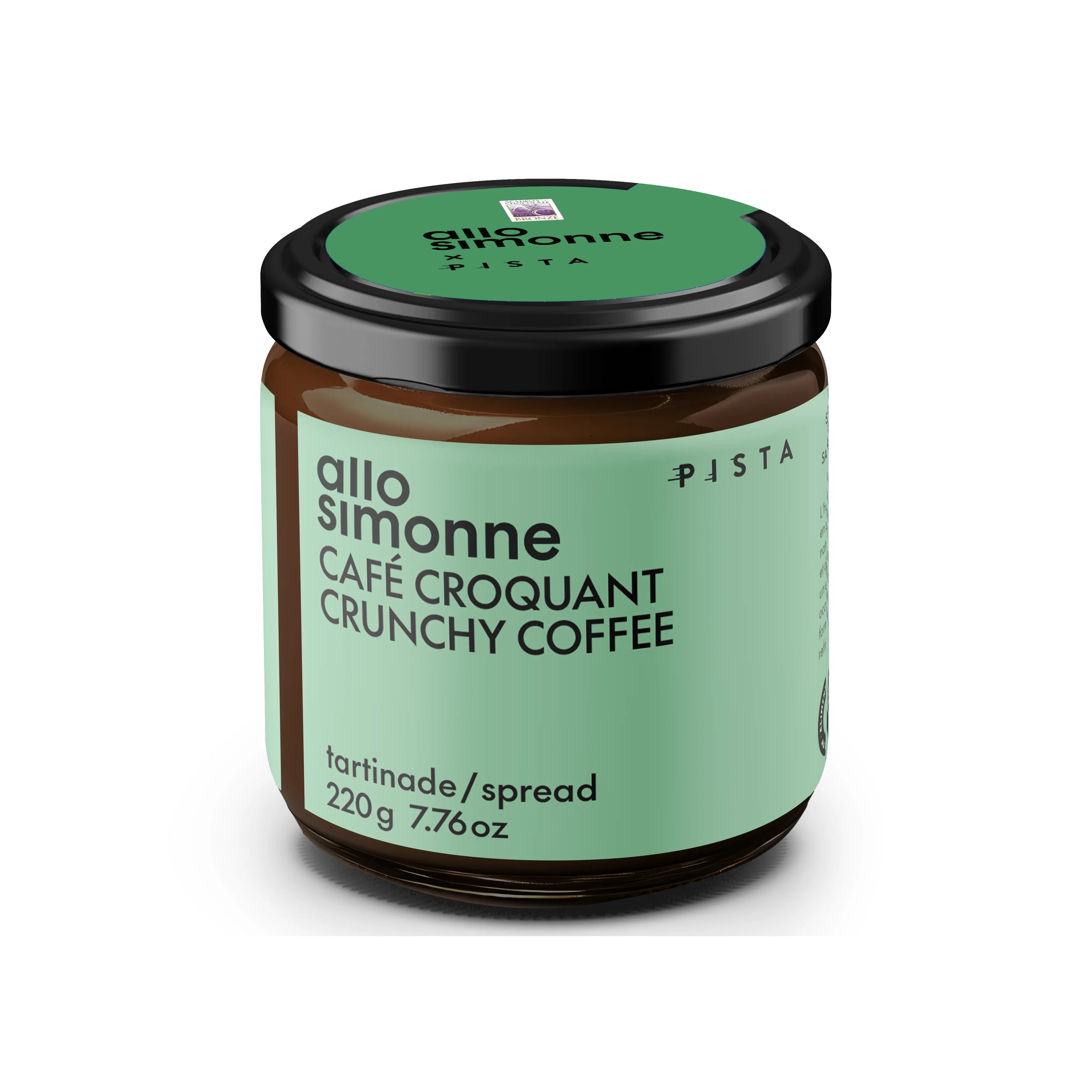 Tartinade Noisettes, Chocolat Noir, Éclats de cacao & Café - Allo Simonne - Tartinade - - La Guilde Culinaire