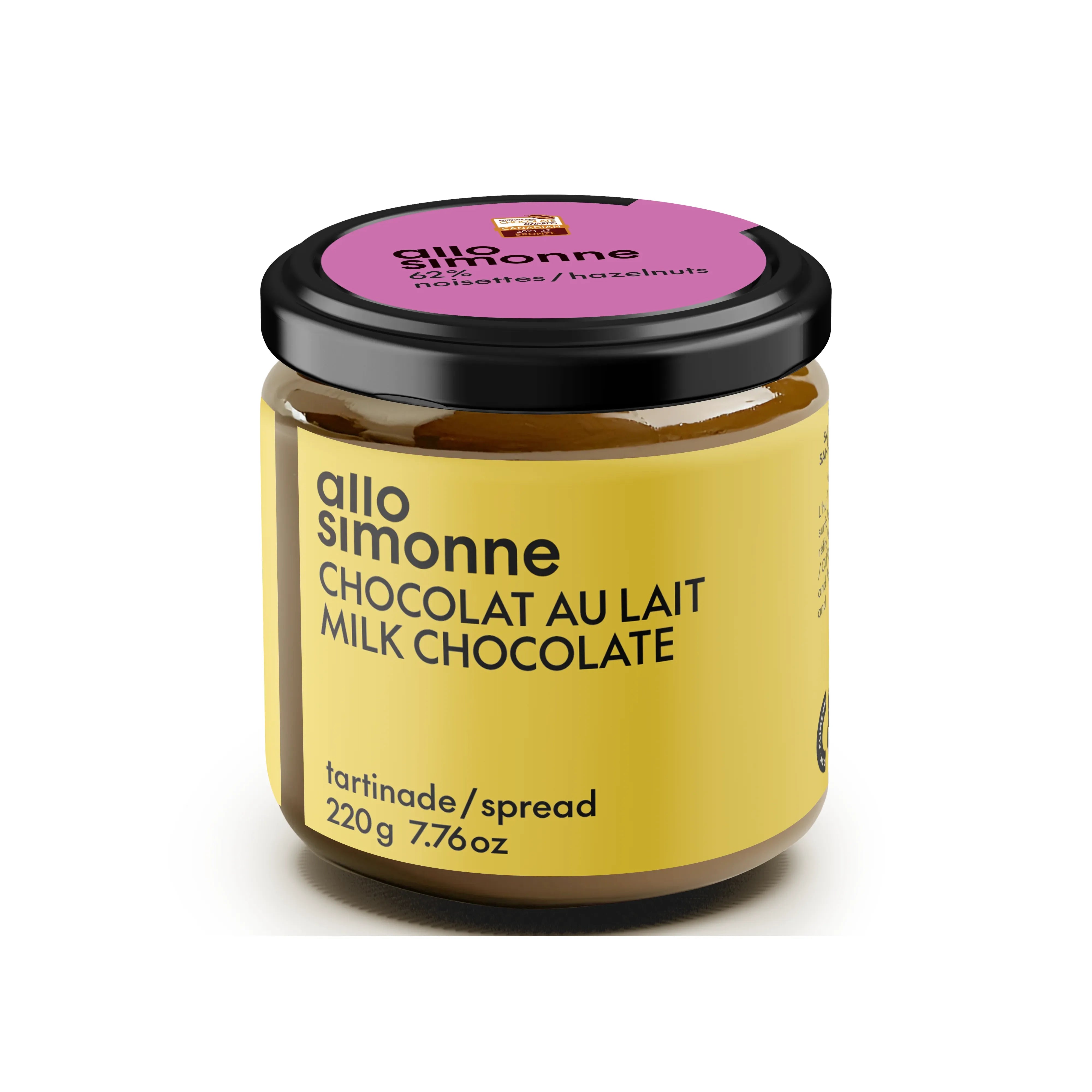 Tartinade Noisettes & Chocolat au Lait - Allo Simonne - Tartinade - - La Guilde Culinaire