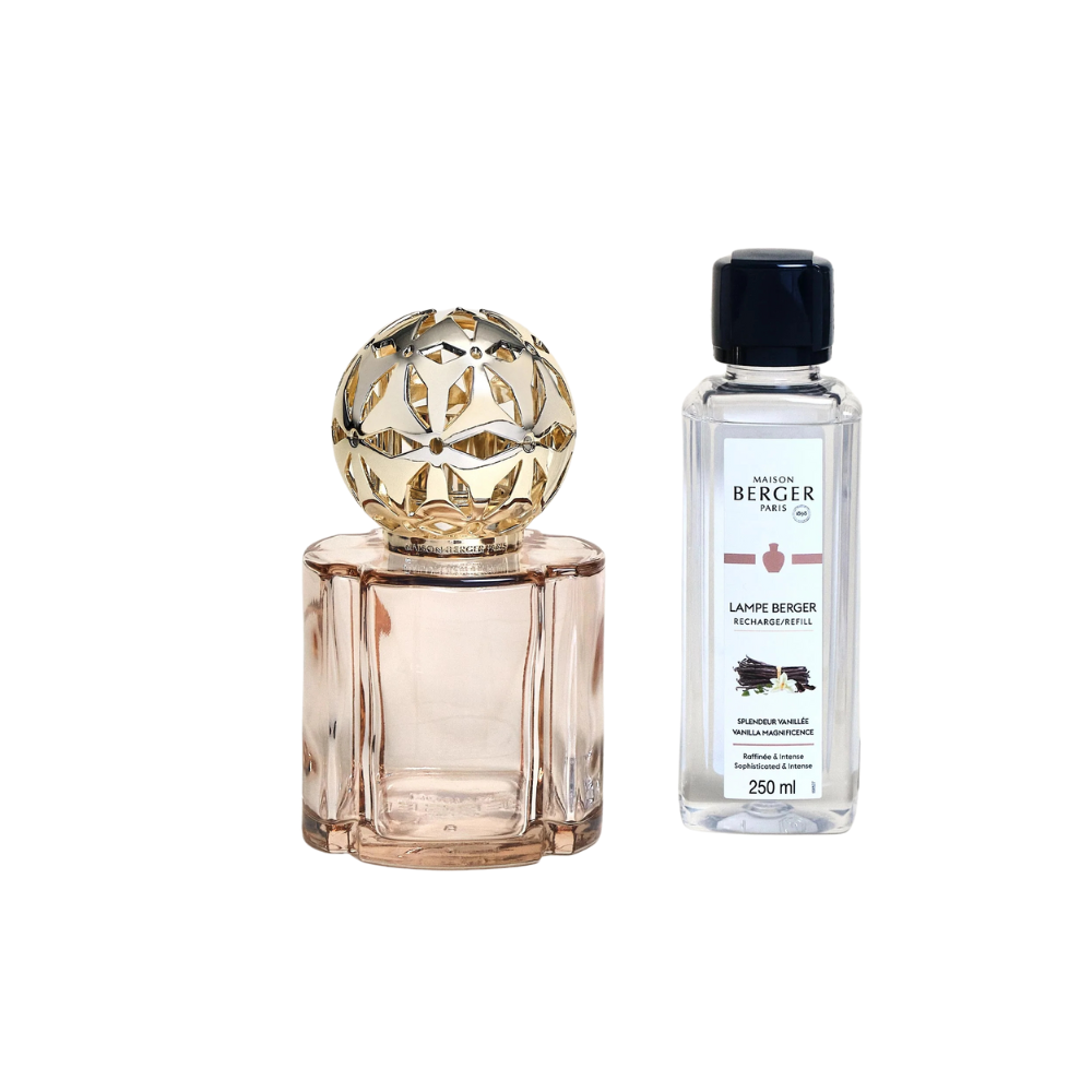 Coffret Lampe Berger Pomelis Beige * - Maison Berger Paris - Coffret Lampe Berger - - La Guilde Culinaire