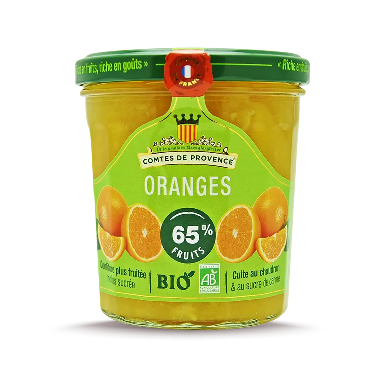 Tartinade d'oranges BIO 320 ml / 10,8 oz - Comtes de Provence - Comtes de Provence - Tartinade - - La Guilde Culinaire