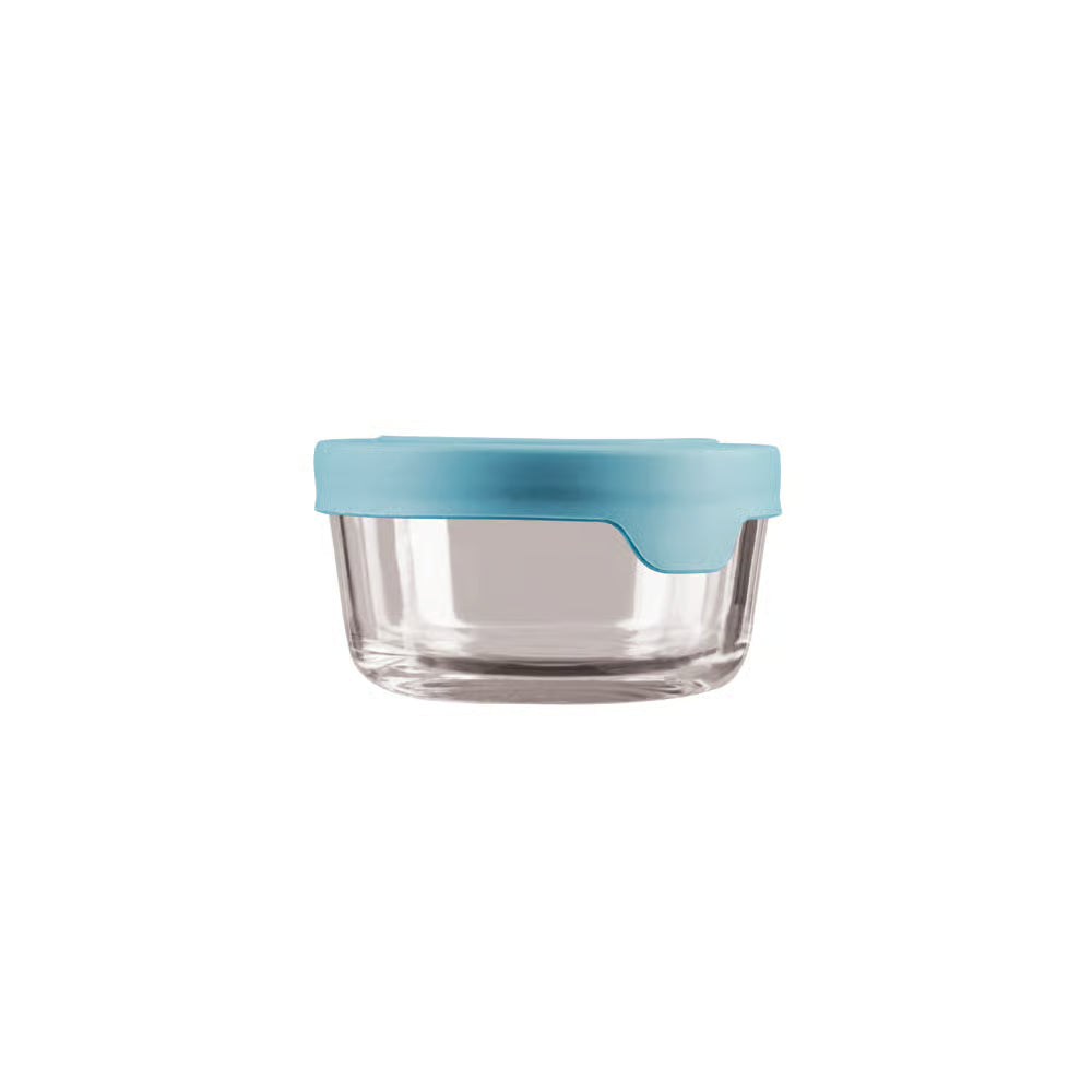 Contenant de conservation Rond TrueSeal, Bleu Minérale 2 tasses - Anchor Hocking - Contenant pour aliment - 79178/13097 - La Guilde Culinaire