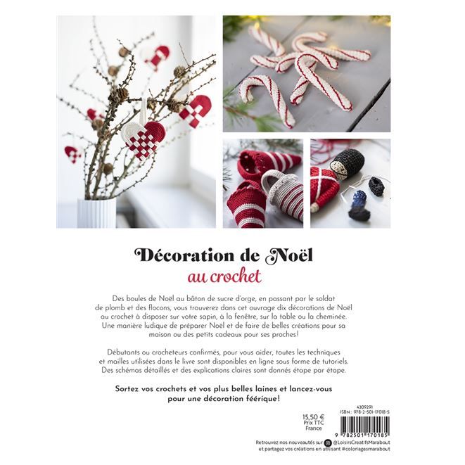 Déco de Noël au crochet - Marabout - Loisir créatif - - La Guilde Culinaire