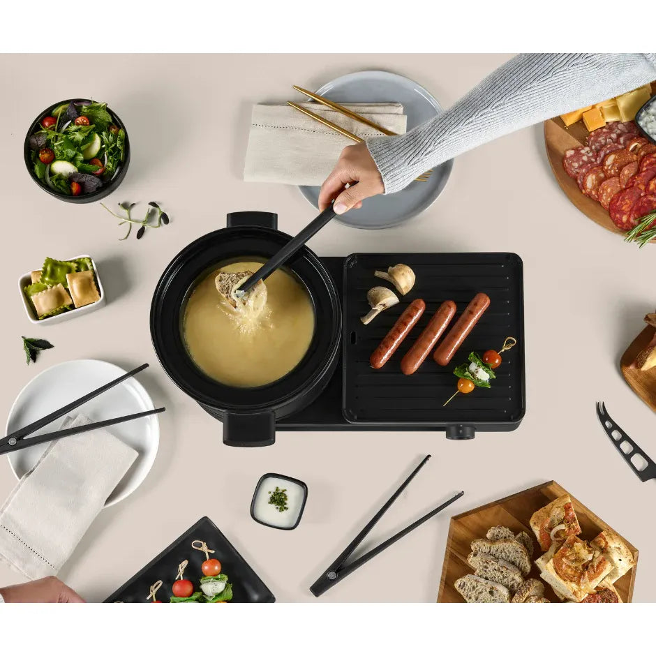 Ensemble Fondue-Plancha Festi-Grill - Fondussimo - Service à fondue - - La Guilde Culinaire