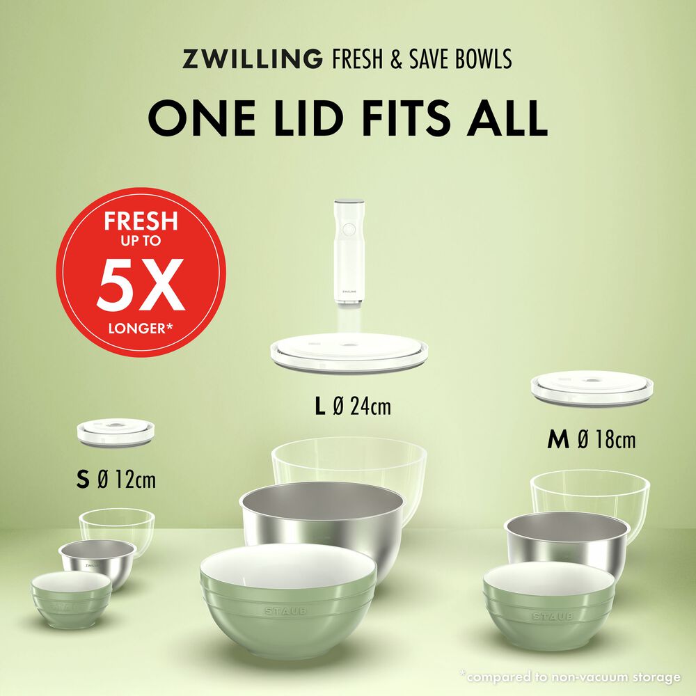 Verre / M/L Kit de démarrage pour aspirateur, 9 pièces - Zwilling - Cuiseur sous-vide - - La Guilde Culinaire