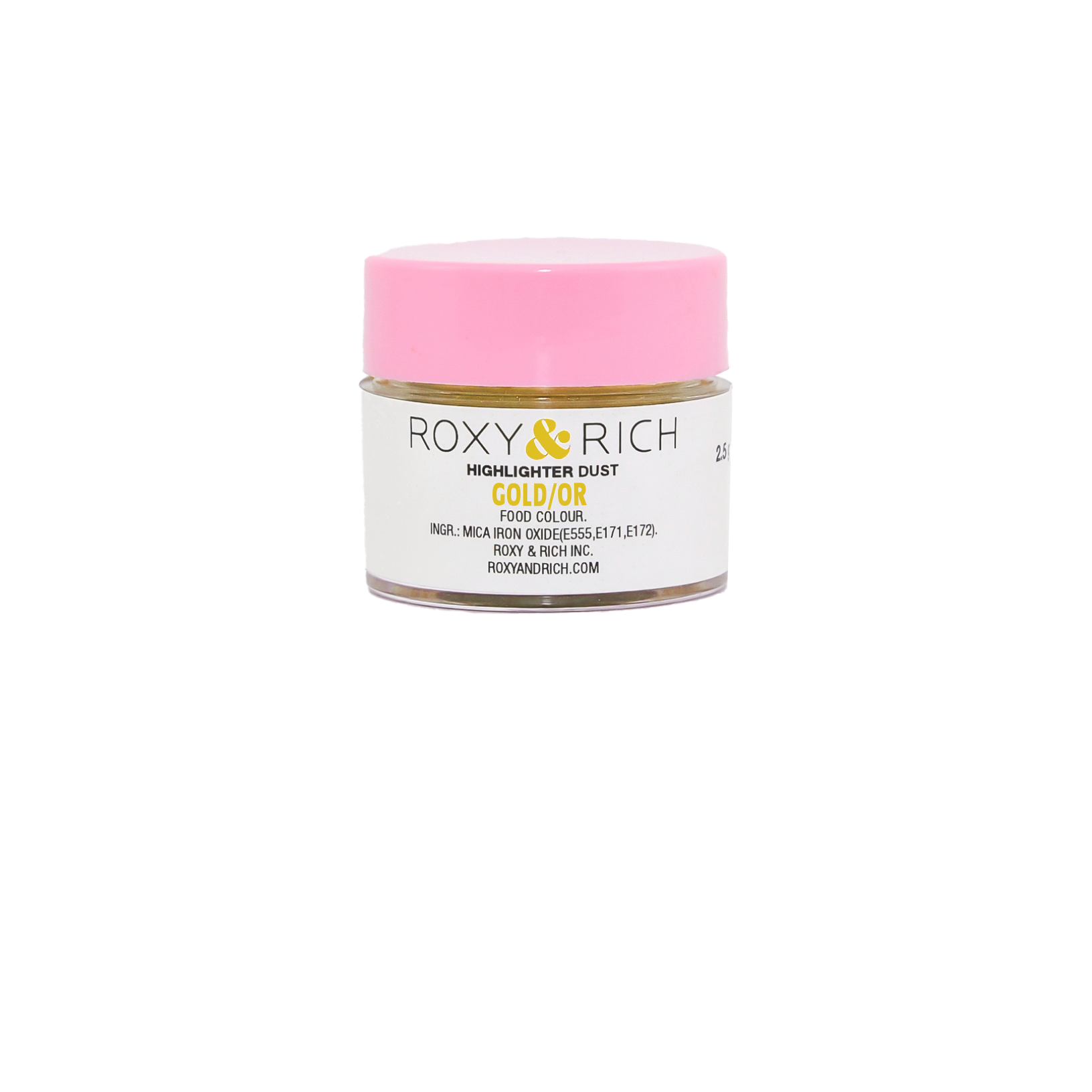 Poudre Highlighter couleur Or 2.5g - Roxy & Rich - Poudre Highlighter - G2-001 - La Guilde Culinaire
