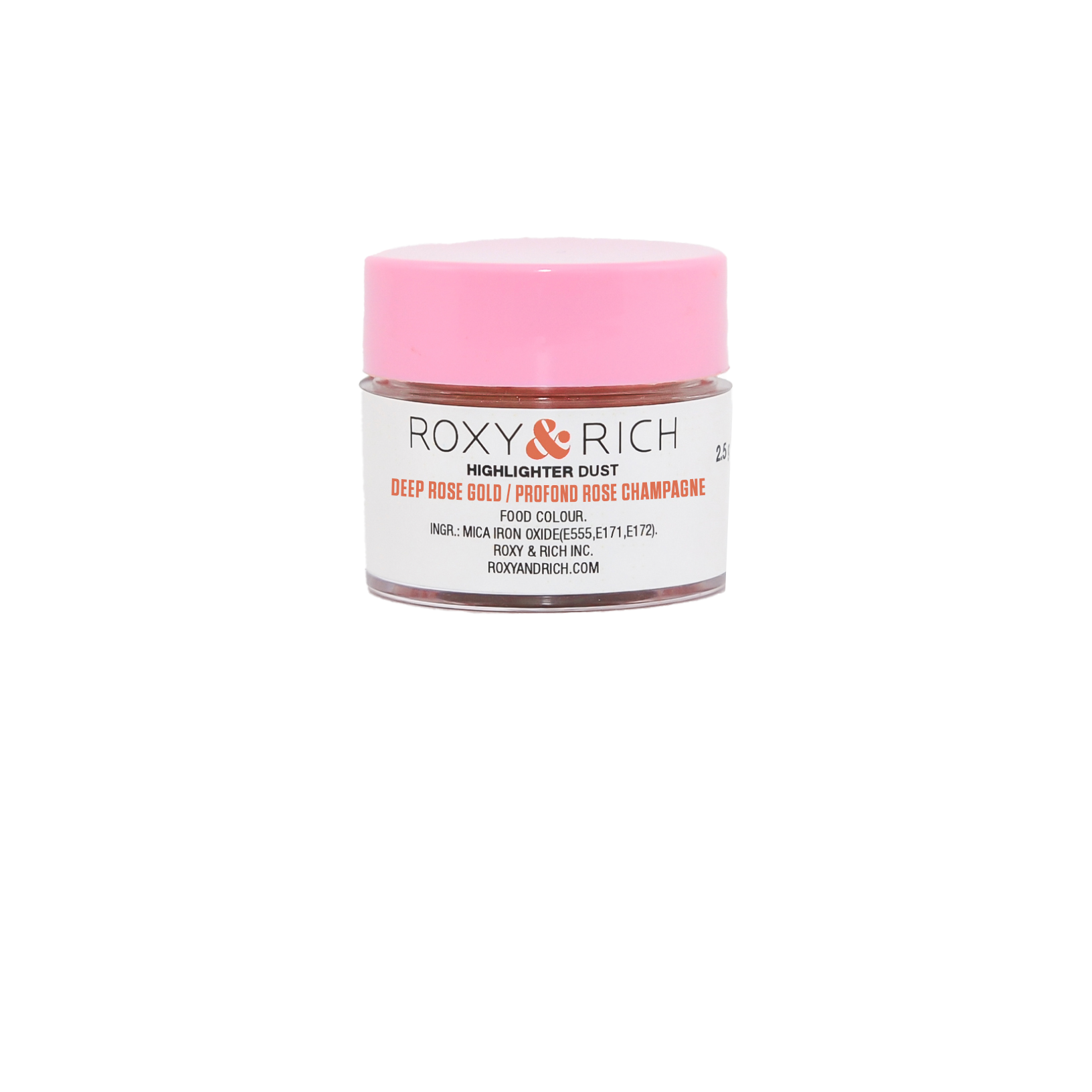 Poudre Highlighter couleur Profond Rose Champagne 2.5g - Roxy & Rich - Poudre Highlighter - G2-013 - La Guilde Culinaire
