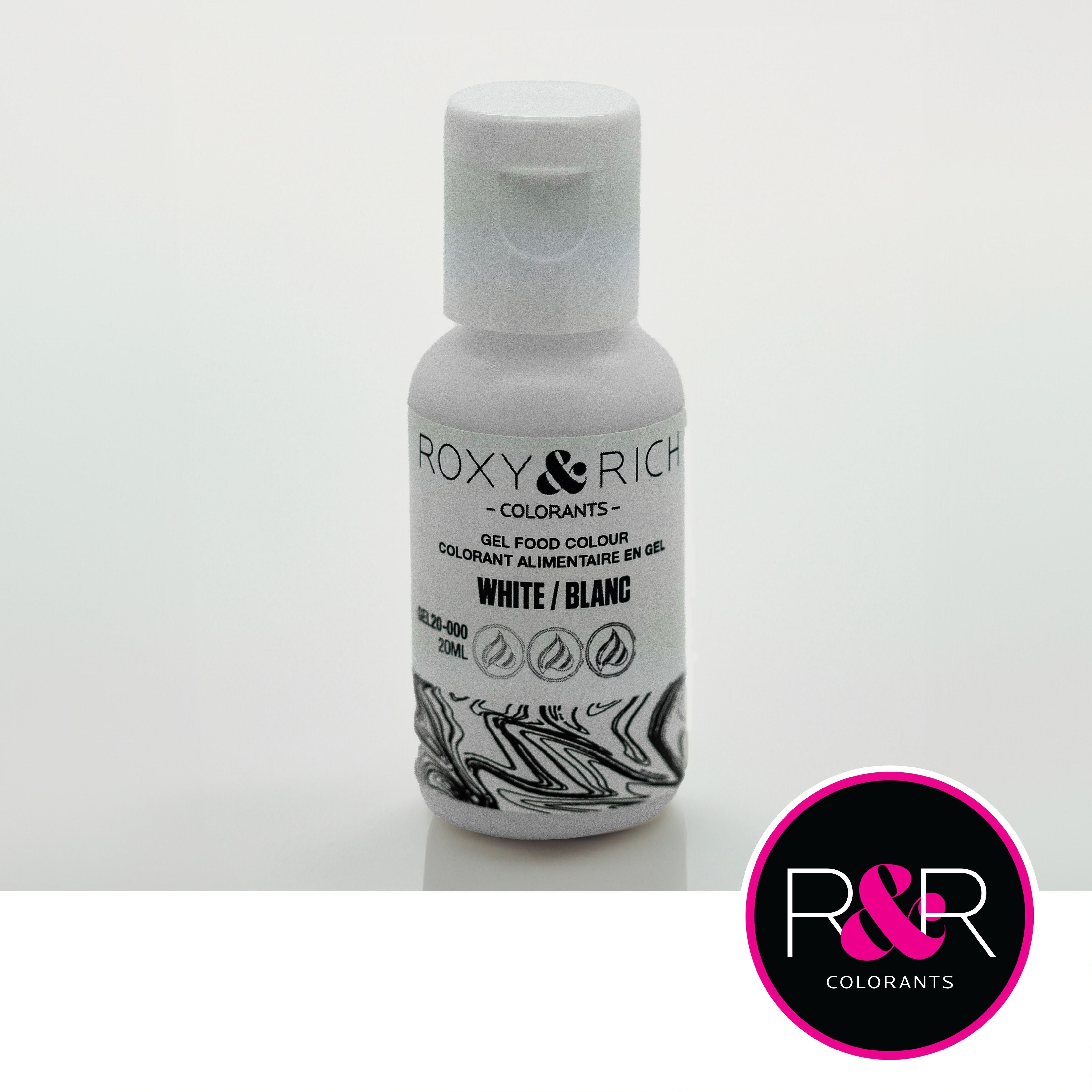 Gel colorant - Blanc (20ml) - Roxy & Rich - Colorant alimentaire - - La Guilde Culinaire