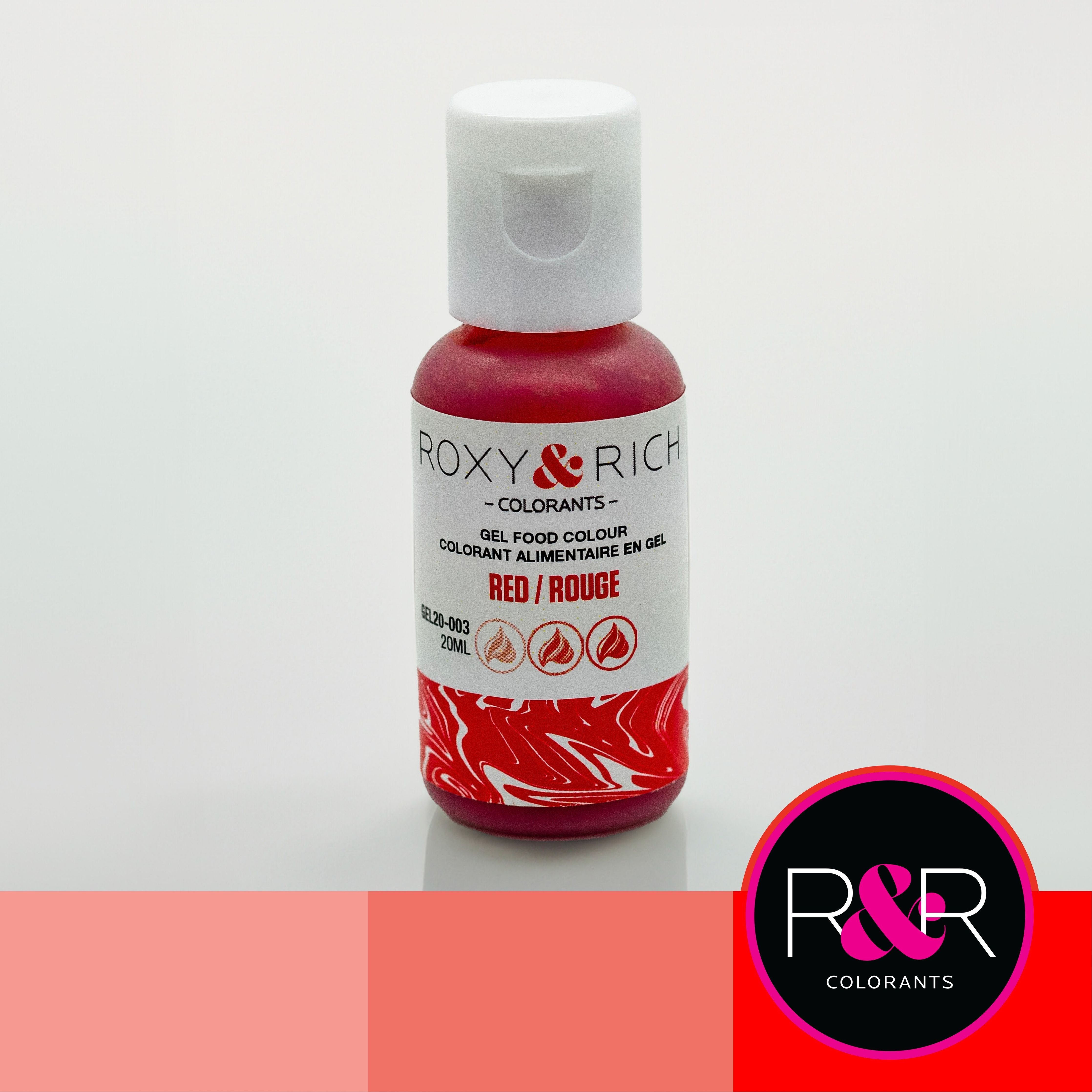 Gel colorant - Rouge (20ml) - Roxy & Rich - Colorant alimentaire - - La Guilde Culinaire
