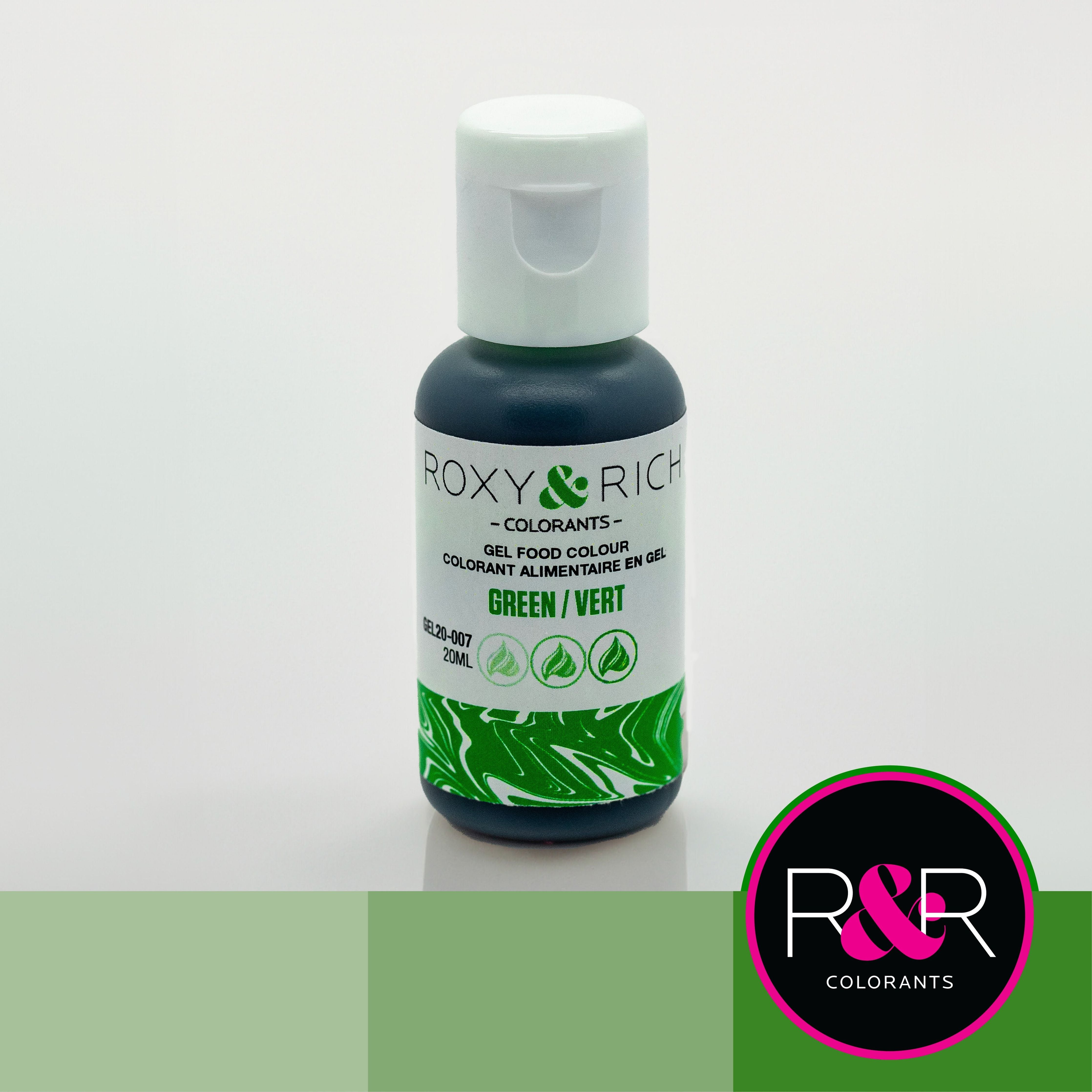 Gel colorant - Vert (20ml) - Roxy & Rich - Colorant alimentaire - - La Guilde Culinaire