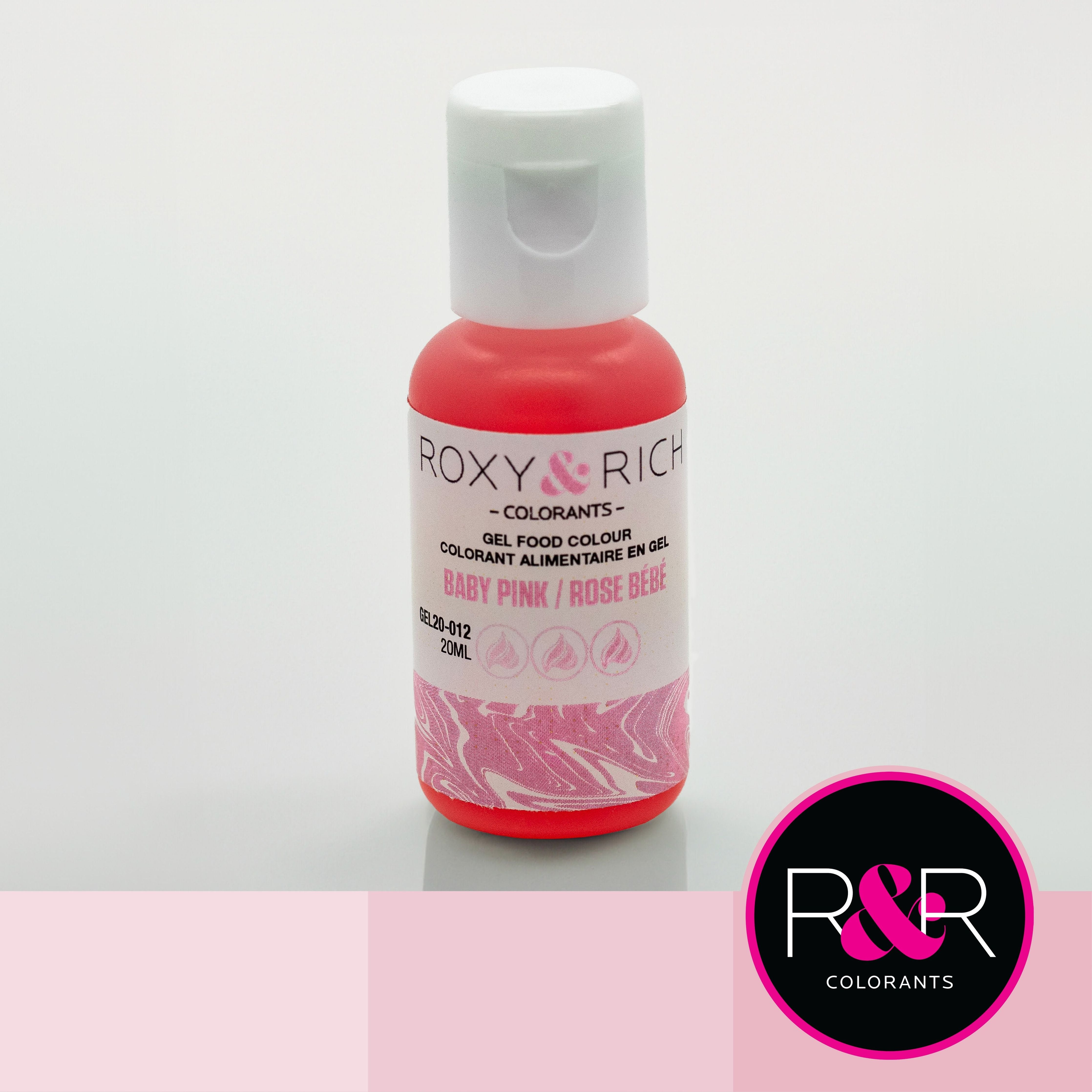Gel colorant - Rose Pâle (20ml) - Roxy & Rich - Colorant alimentaire - - La Guilde Culinaire