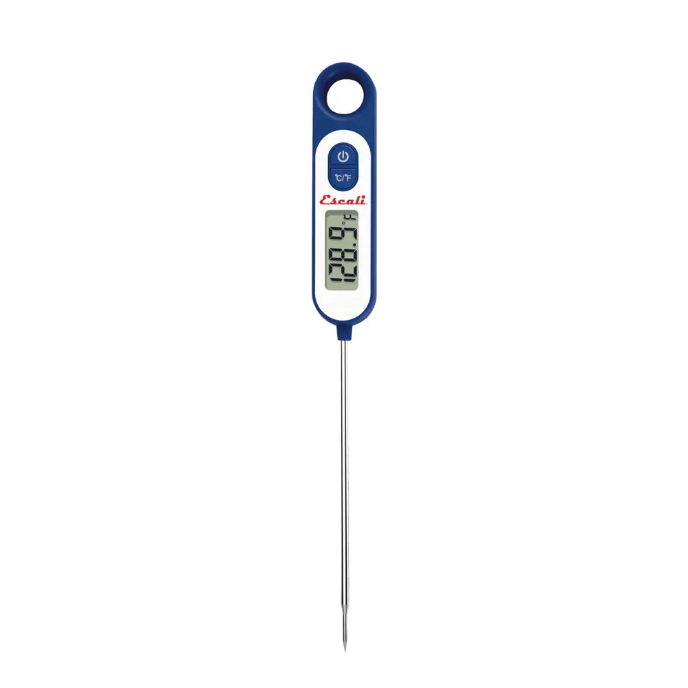 Thermomètre numérique à longue tige Bleu - Escali - Thermomètre à bonbon et friture - DH9-U - La Guilde Culinaire