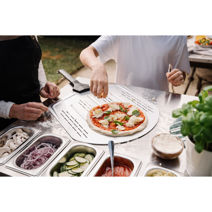 Pelle à pizza perforée en aluminium - Everdure ! - Everdure - Pelle à pizza - - La Guilde Culinaire