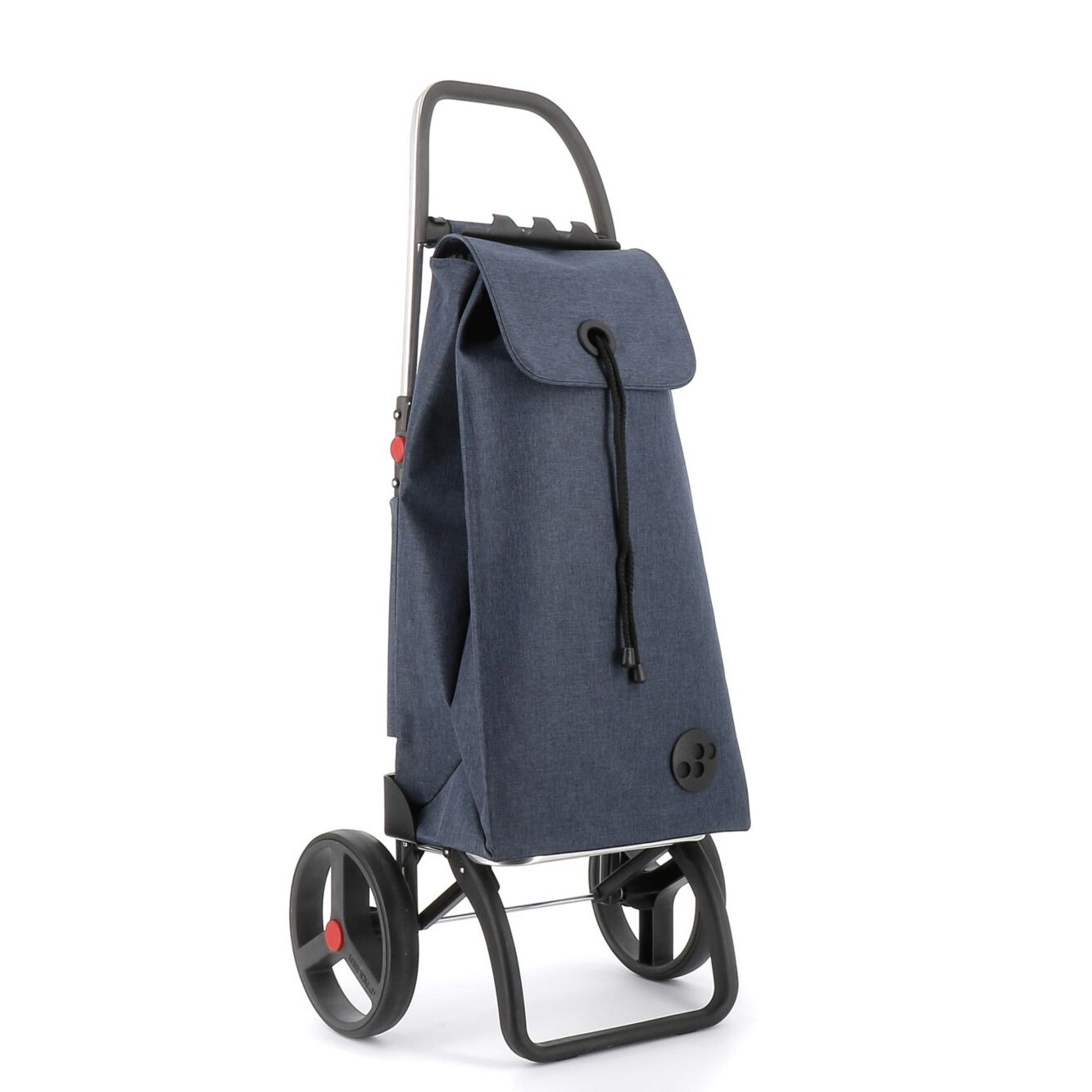 Chariot pliable IMax Tweed Logic RSG 2 Grandes Roues Noir - Rolser - Sac à épicerie - IMX388BLK - La Guilde Culinaire