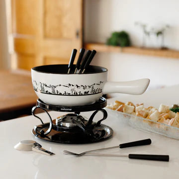 HEIDI Set à fondue 9 pièces - Swissmar - Service à fondue - - La Guilde Culinaire