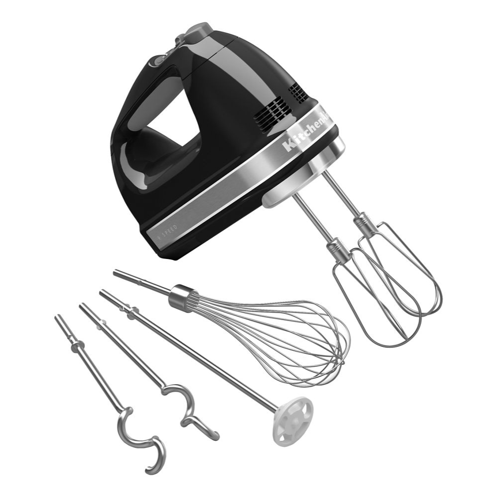 Batteur à main 9 vitesses Noir Onyx - Kitchenaid - Batteur à main - KHM926OB - La Guilde Culinaire