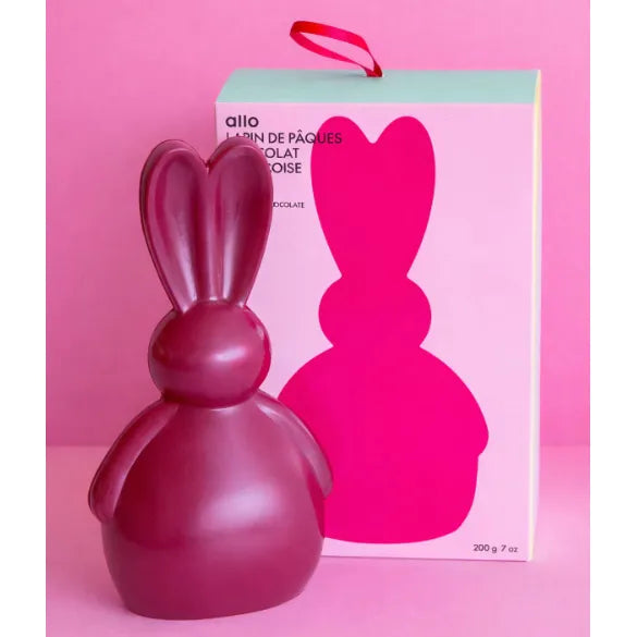 Lapin de Pâques - FRAMBOISE - Allo Simonne - Chocolat - - La Guilde Culinaire