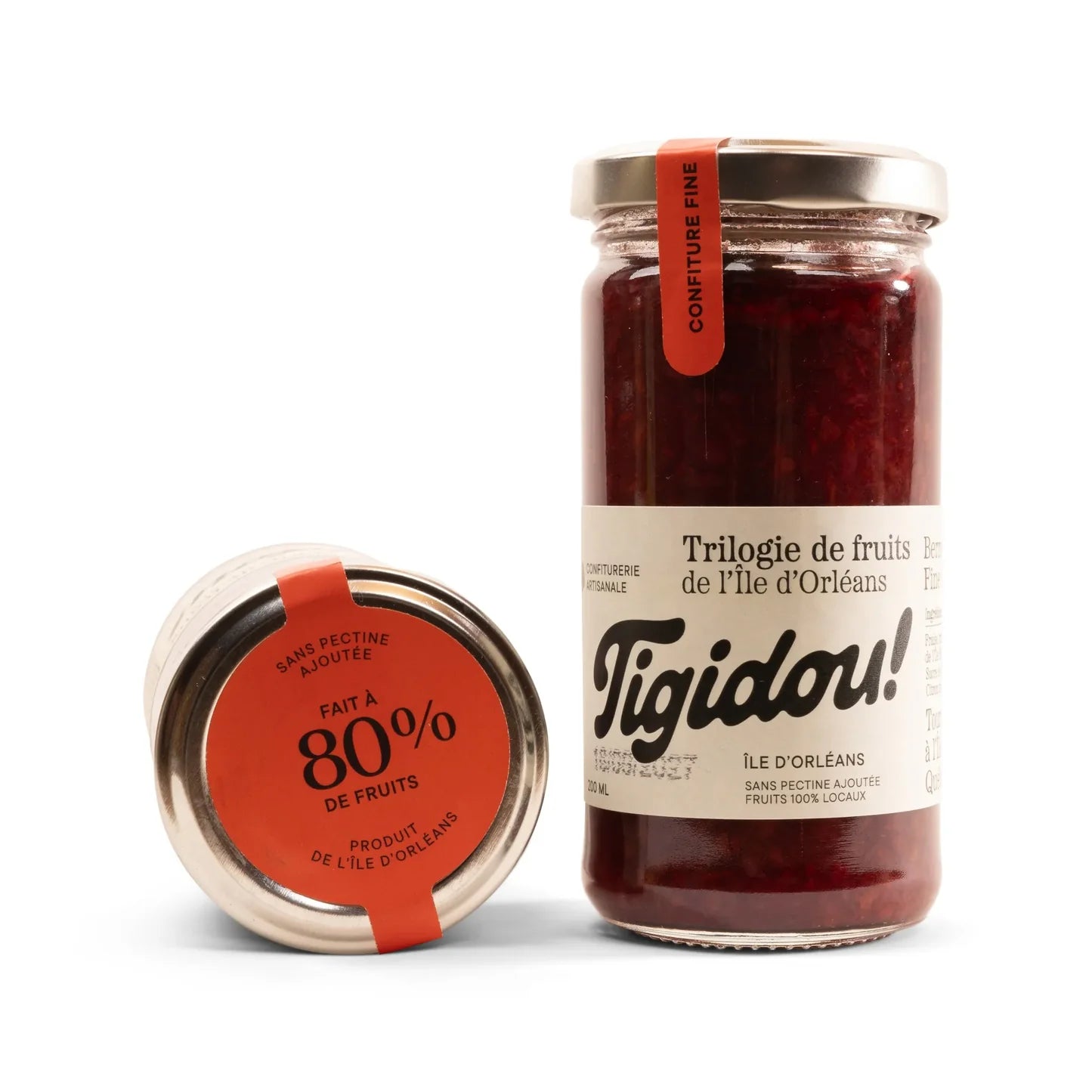 Confiture Triologie de Fraise, Framboise et Mure - Tigidou - Confiture - - La Guilde Culinaire