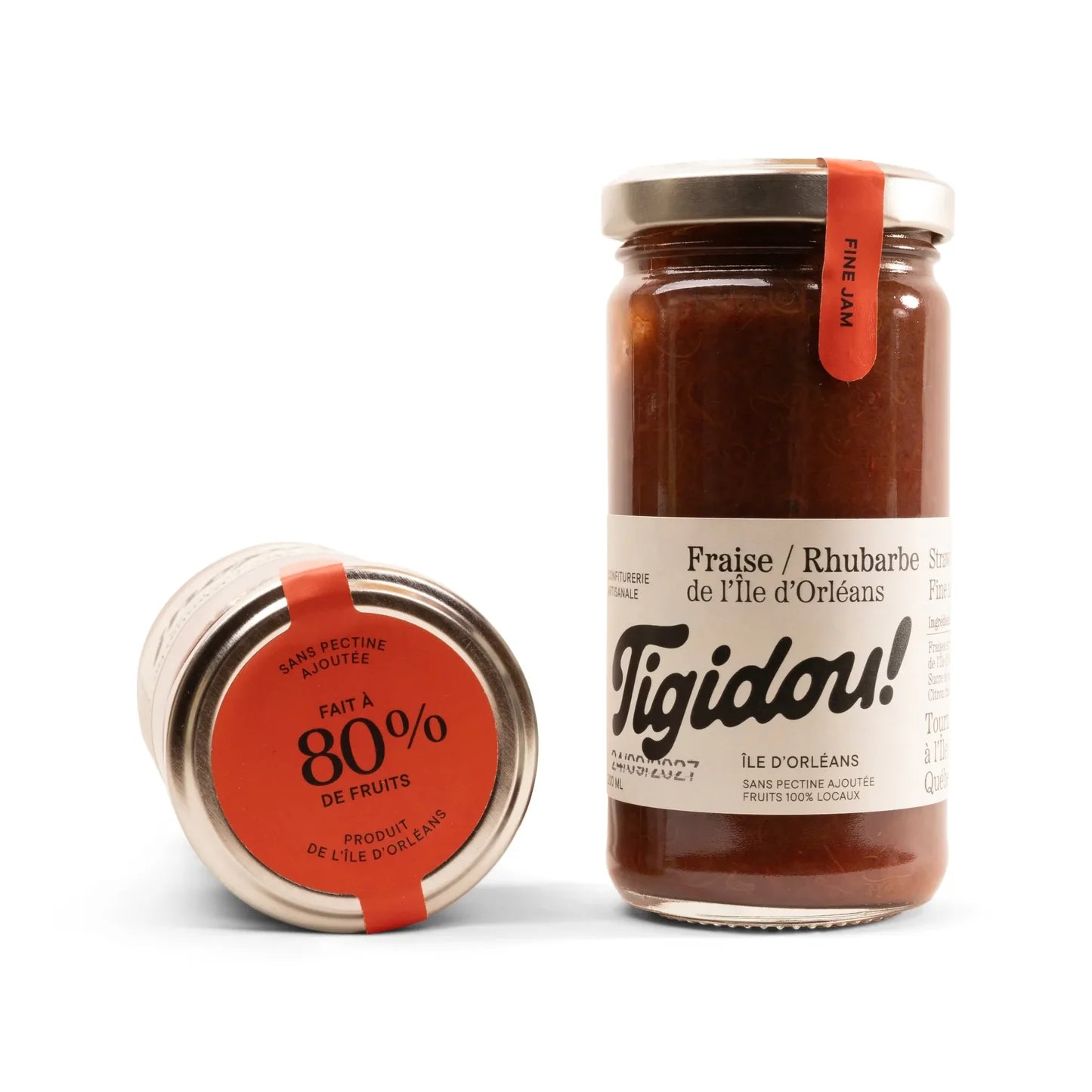 Confiture Rhubarbe et Tite Fraise - Tigidou - Confiture - - La Guilde Culinaire
