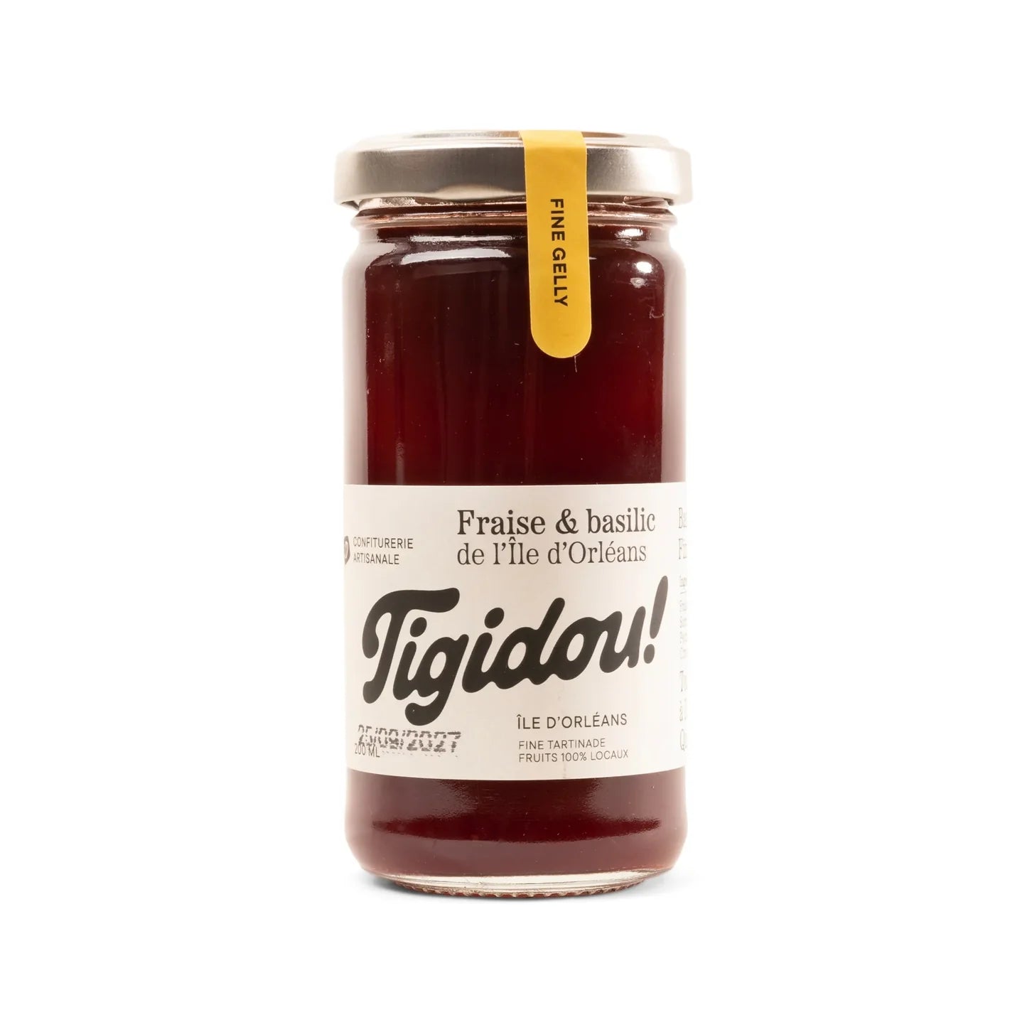 Gelée Fraise d'été et Basilic frais - Tigidou - Confiture - - La Guilde Culinaire