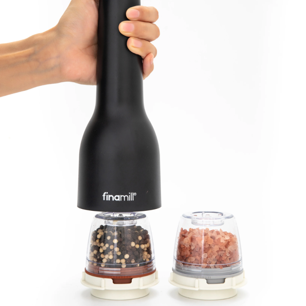 Moulin à épices avec des FinaPods interchangeables - Finamill - Moulin à grains - - La Guilde Culinaire