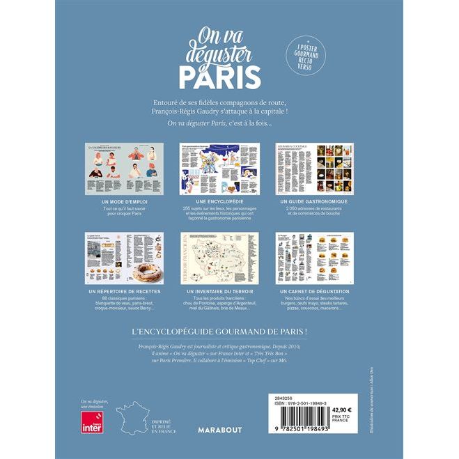 On va Déguster Paris - Marabout - Livre de cuisine - - La Guilde Culinaire