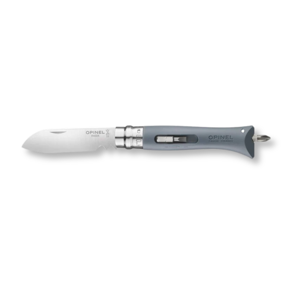 Opinel - N°09 Couteau Bricolage Gris - Opinel - Couteau de poche - - La Guilde Culinaire