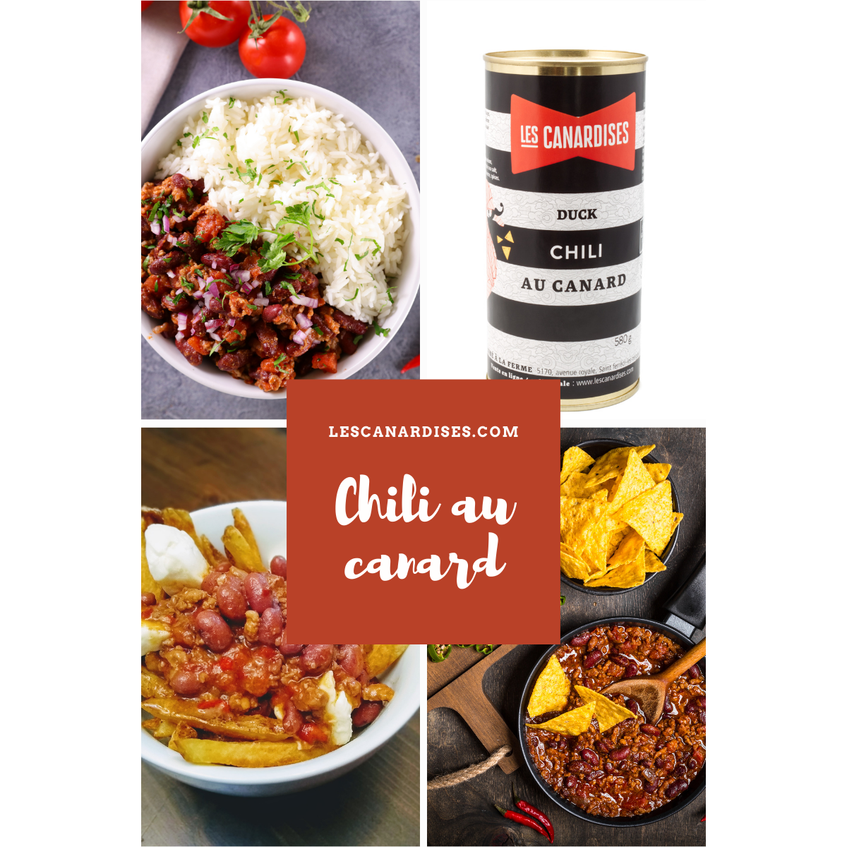 CHILI au Canard - 600g - Les Canardises - Pâté - - La Guilde Culinaire