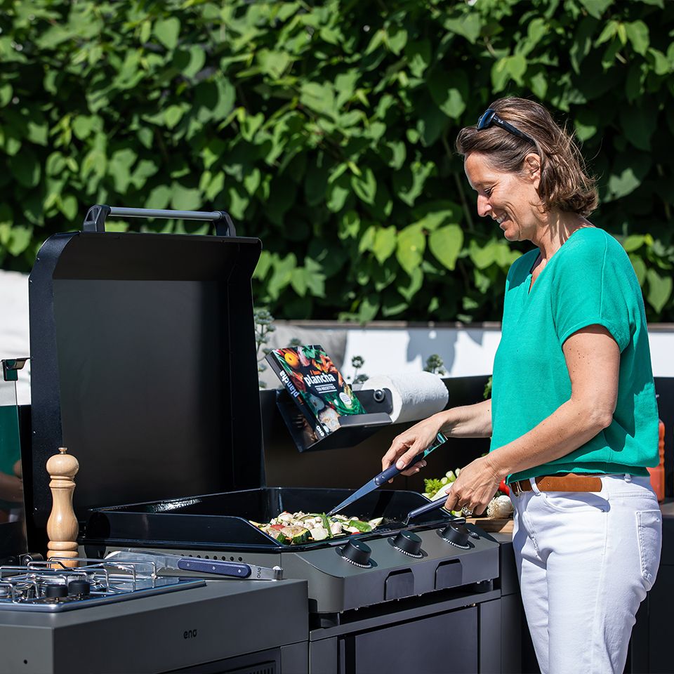 Modulo plancha - ENO - Meuble de cuisine extérieur - - La Guilde Culinaire