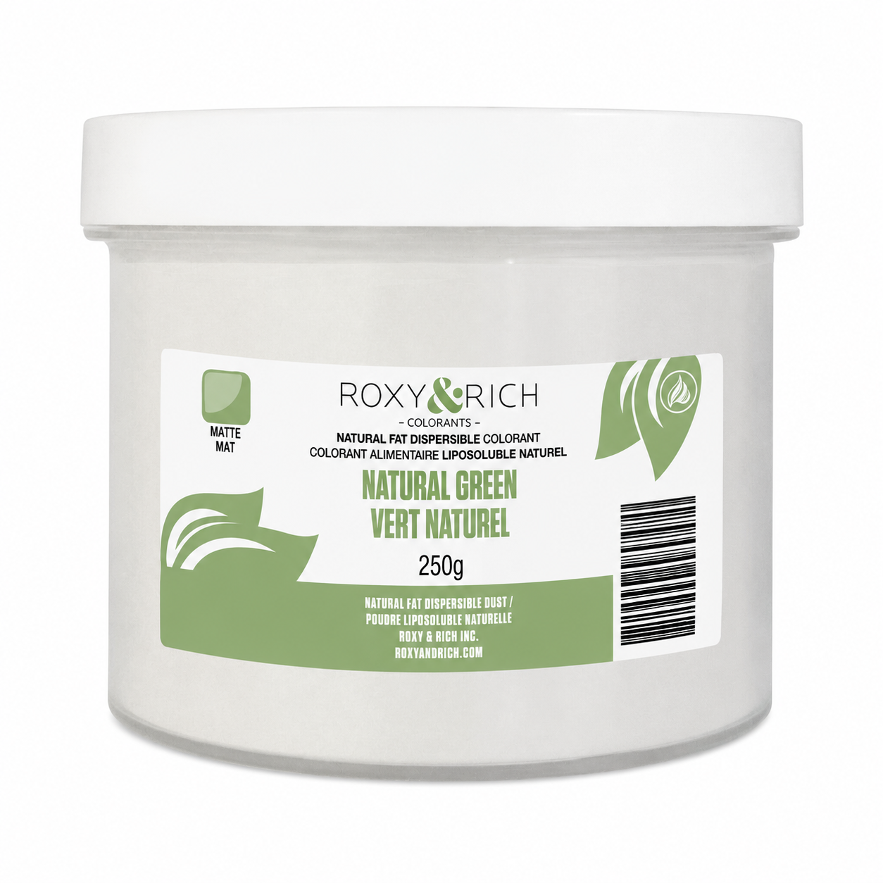 Colorant Alimentaire Liposoluble Naturel Vert 250g - Roxy & Rich - Colorant alimentaire liposoluble naturel - PN250-013 - La Guilde Culinaire