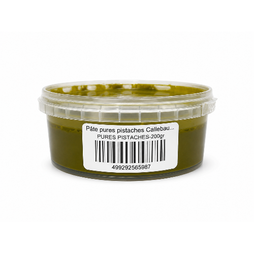 Pâte pures pistaches Callebaut 100% 200 g - Callebaut - Fruit sec - PURES PISTACHES-200gr - La Guilde Culinaire