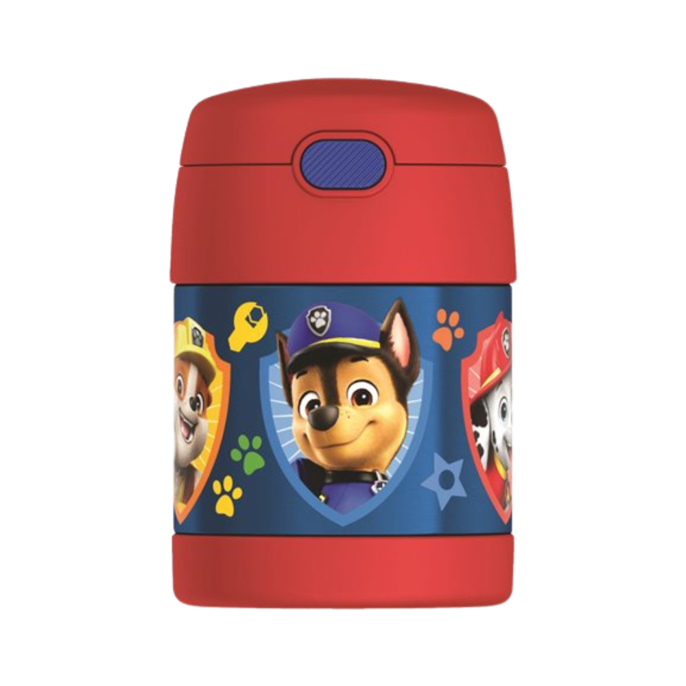 Contenant alimentaire FUNtainer avec cuillère 10oz (290 ml) - Pat Patrouille - Thermos - Contenant pour aliment - - La Guilde Culinaire
