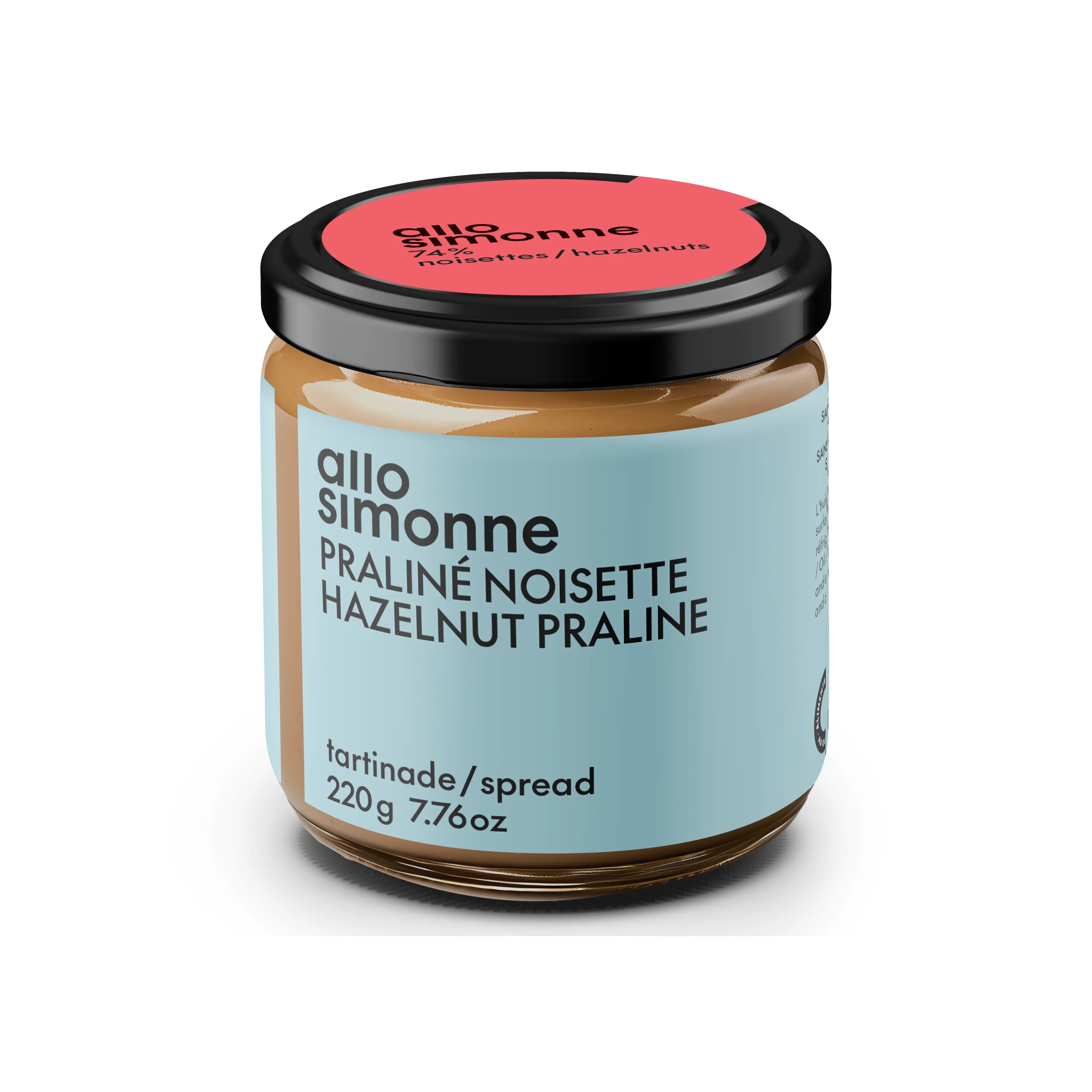 Tartinade Praliné Noisette - 220 g - Allo Simonne - Tartinade - - La Guilde Culinaire