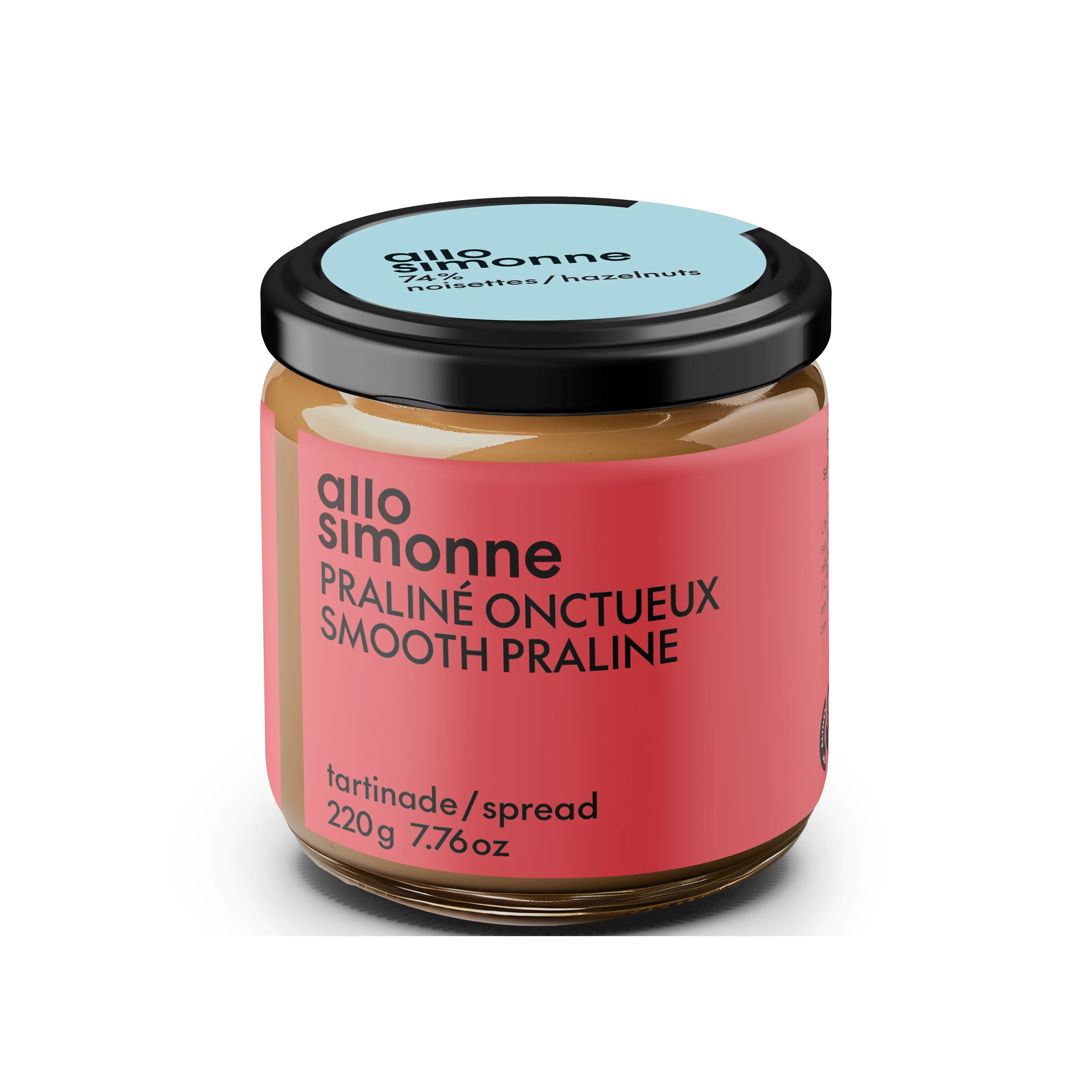 Tartinade Praliné Noisette Onctueux - 220 g - Allo Simonne - Tartinade - - La Guilde Culinaire