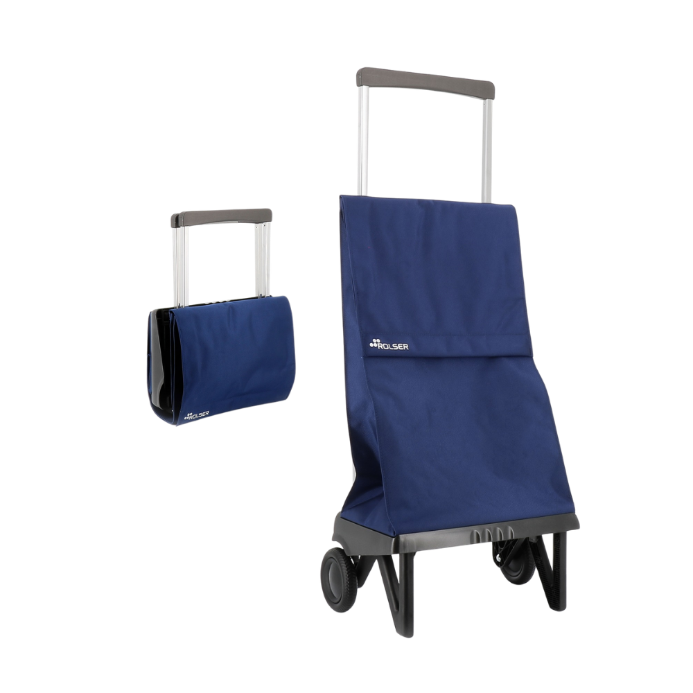 Chariot pliable Plegamatic MF 2 Roues Saphir - Rolser - Sac à épicerie - PLE001SAPP - La Guilde Culinaire