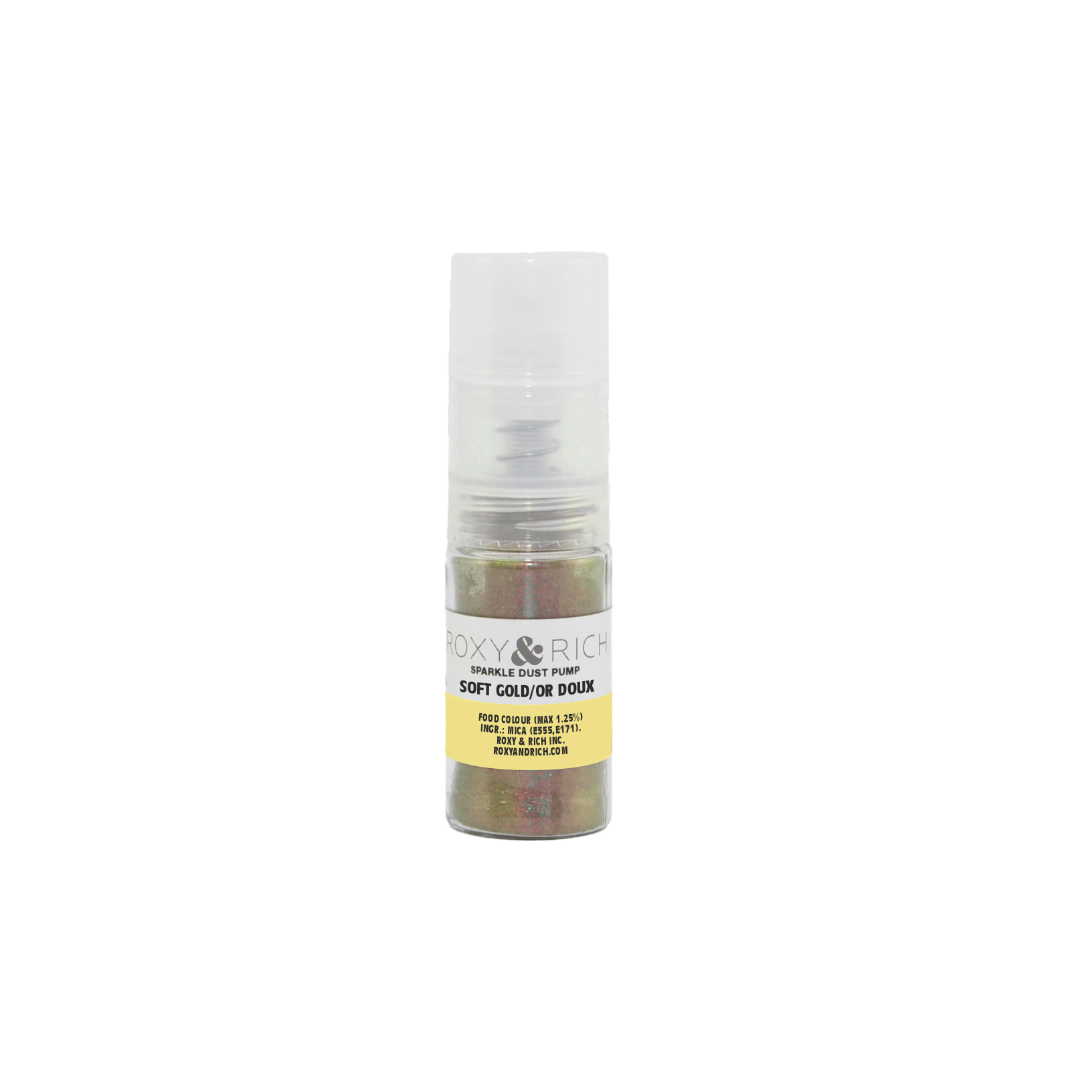 Pompes pour poudres étincelantes Or Doux 4g - Roxy & Rich - Poudre étincelante - S4-045P - La Guilde Culinaire