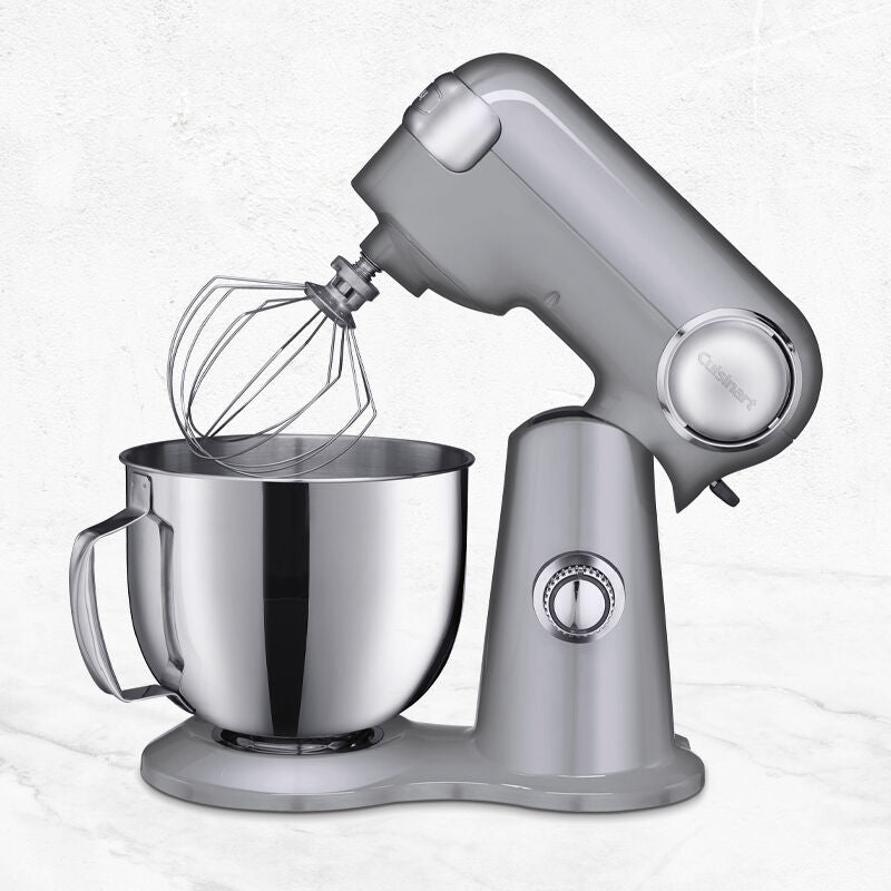 Batteur sur socle 5,5 pintes (5,2 l) Precision Master - Argent - Cuisinart - Batteur sur socle - - La Guilde Culinaire