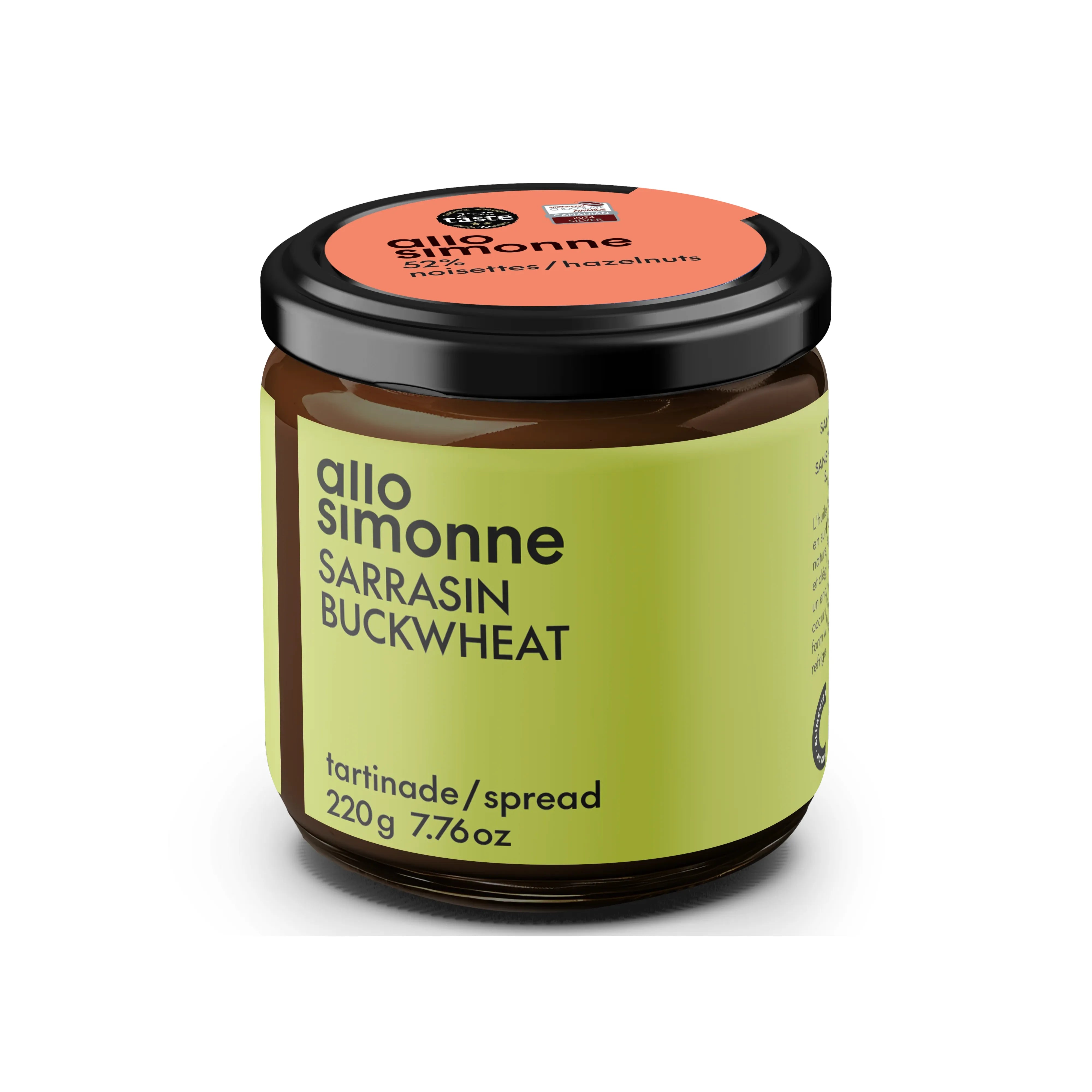 Tartinade Noisettes, Chocolat Noir & Sarrasin - Allo Simonne - Tartinade - - La Guilde Culinaire