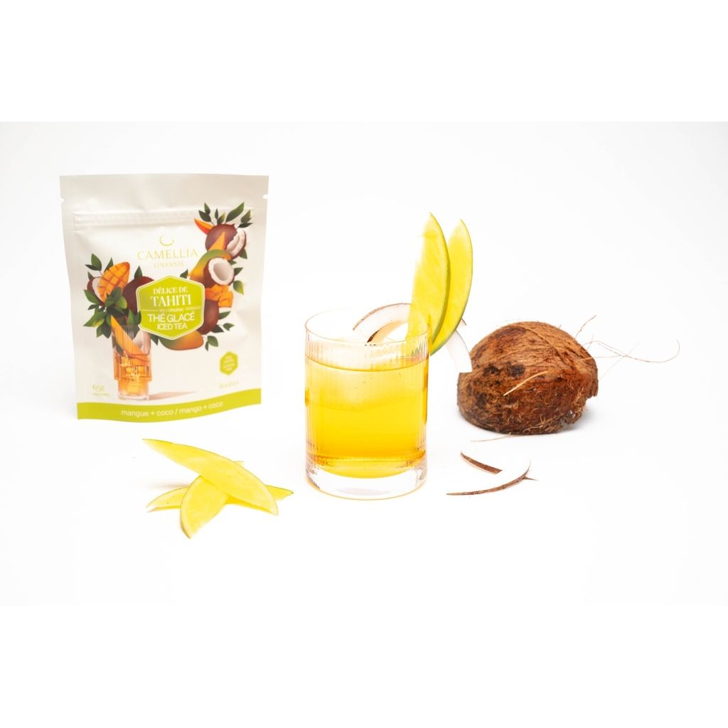 Thé glacé Délice de Tahiti biologique (65g) - Camellia Sinensis - Thé et infusion - - La Guilde Culinaire