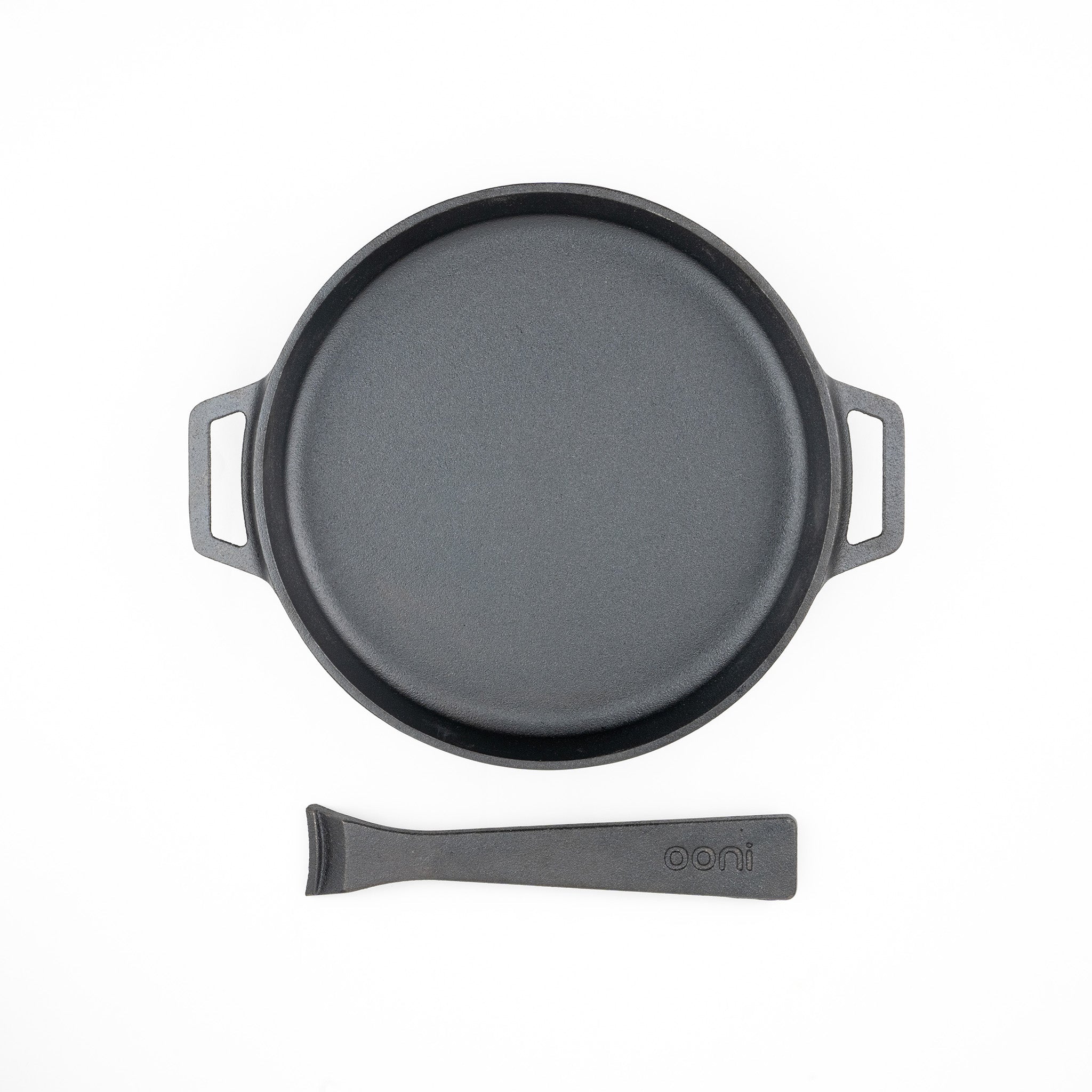Poêle en fonte allant au four, planche inox Ooni - Ooni - Poêle en fonte - - La Guilde Culinaire