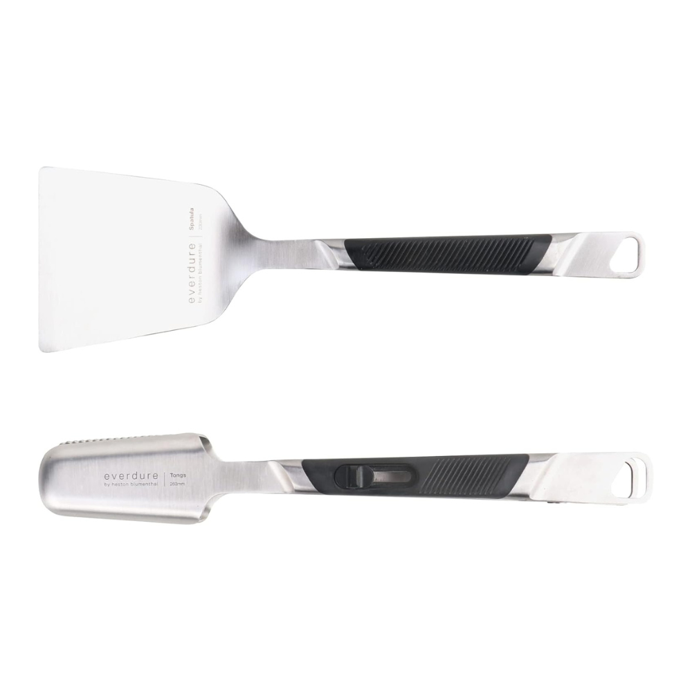 Trousse d’outils haut de gamme, Pince et Spatule - Moyenne - Everdure - Accessoire pour BBQ - - La Guilde Culinaire