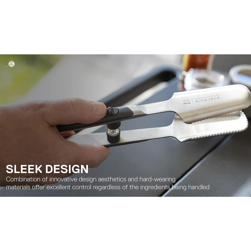 Trousse d’outils haut de gamme, Pince et Spatule - Moyenne - Everdure - Accessoire pour BBQ - - La Guilde Culinaire