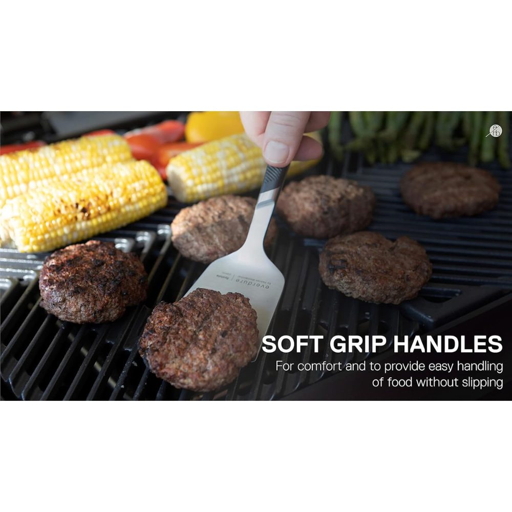 Trousse d’outils haut de gamme, Pince et Spatule - Moyenne - Everdure - Accessoire pour BBQ - - La Guilde Culinaire